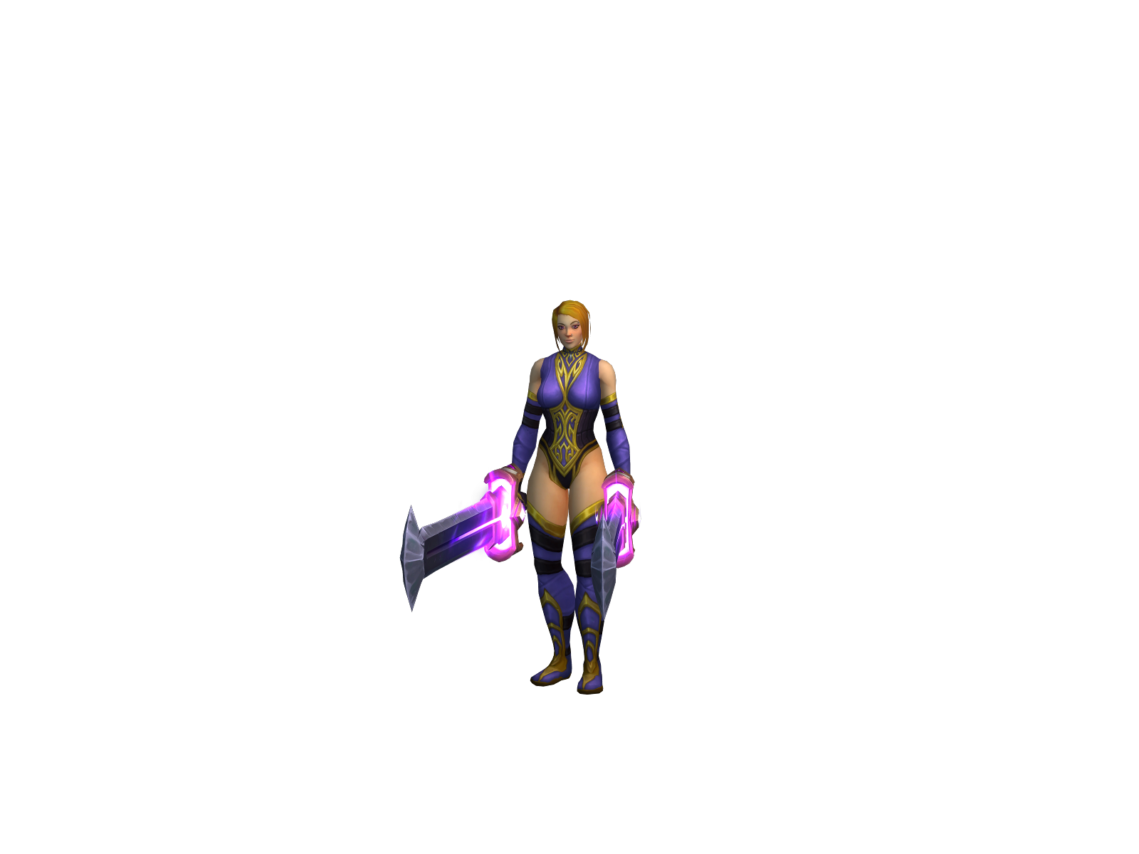 Касанэтето 3D character render