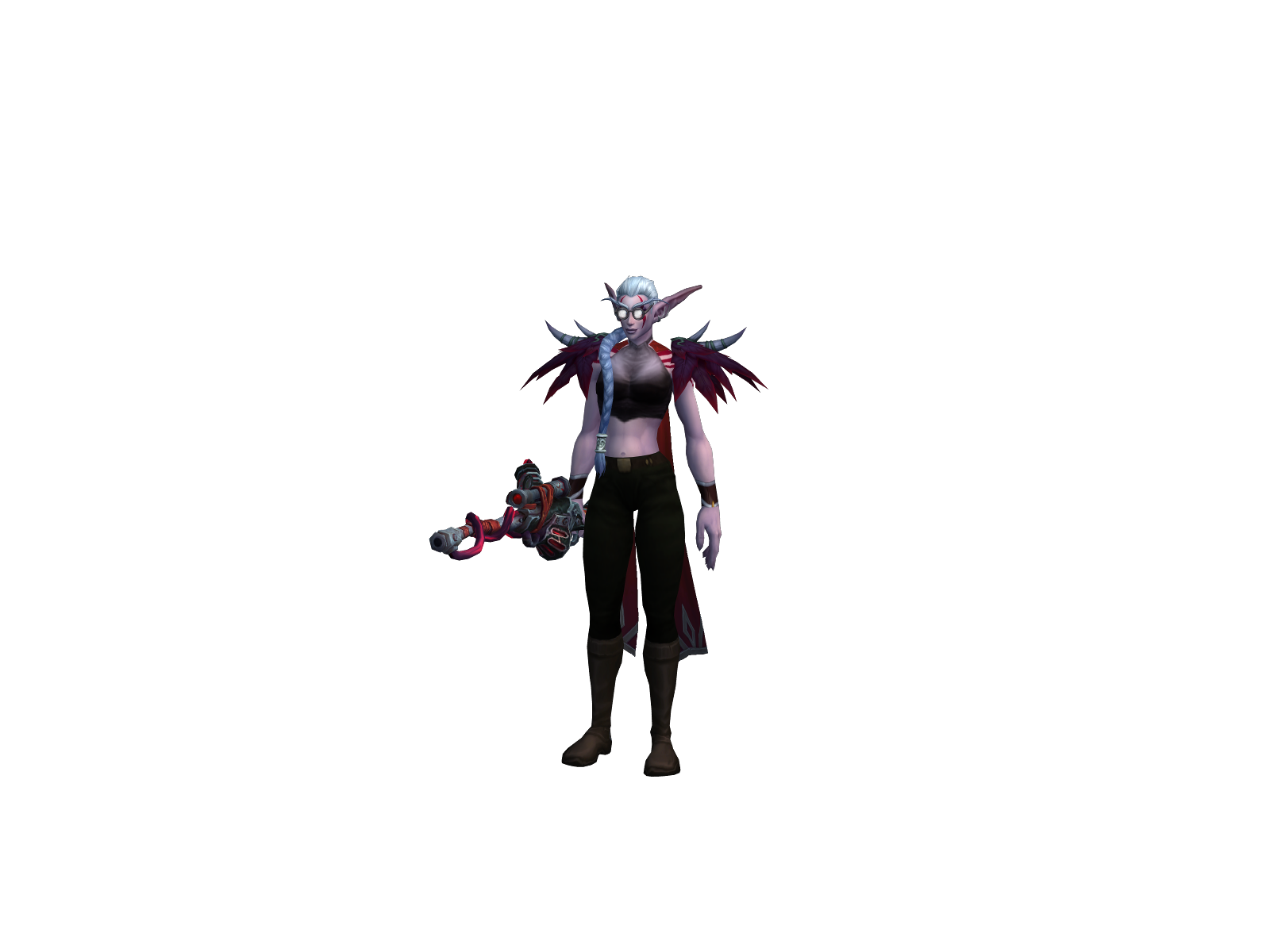 Мурча 3D character render