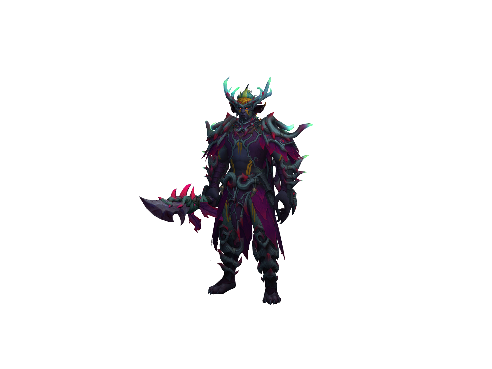 Иглокусь 3D character render