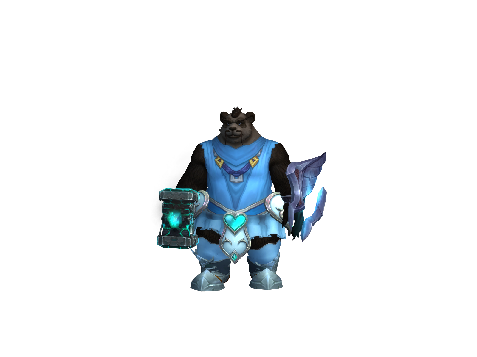 Кунгфупандыч 3D character render