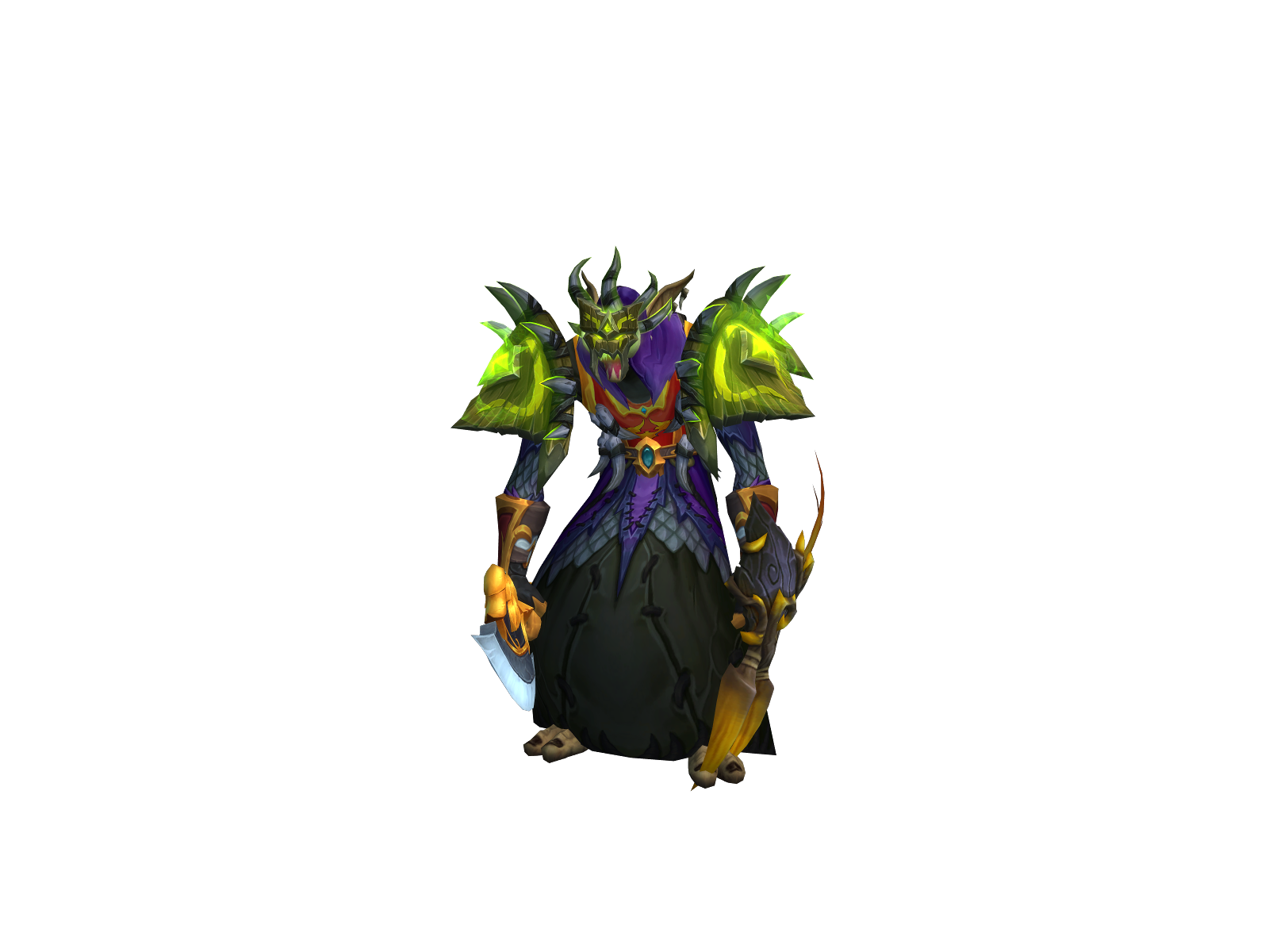 Абкурыш 3D character render