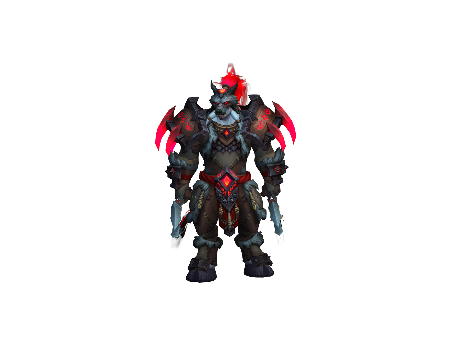 Темныйвор 3D character render