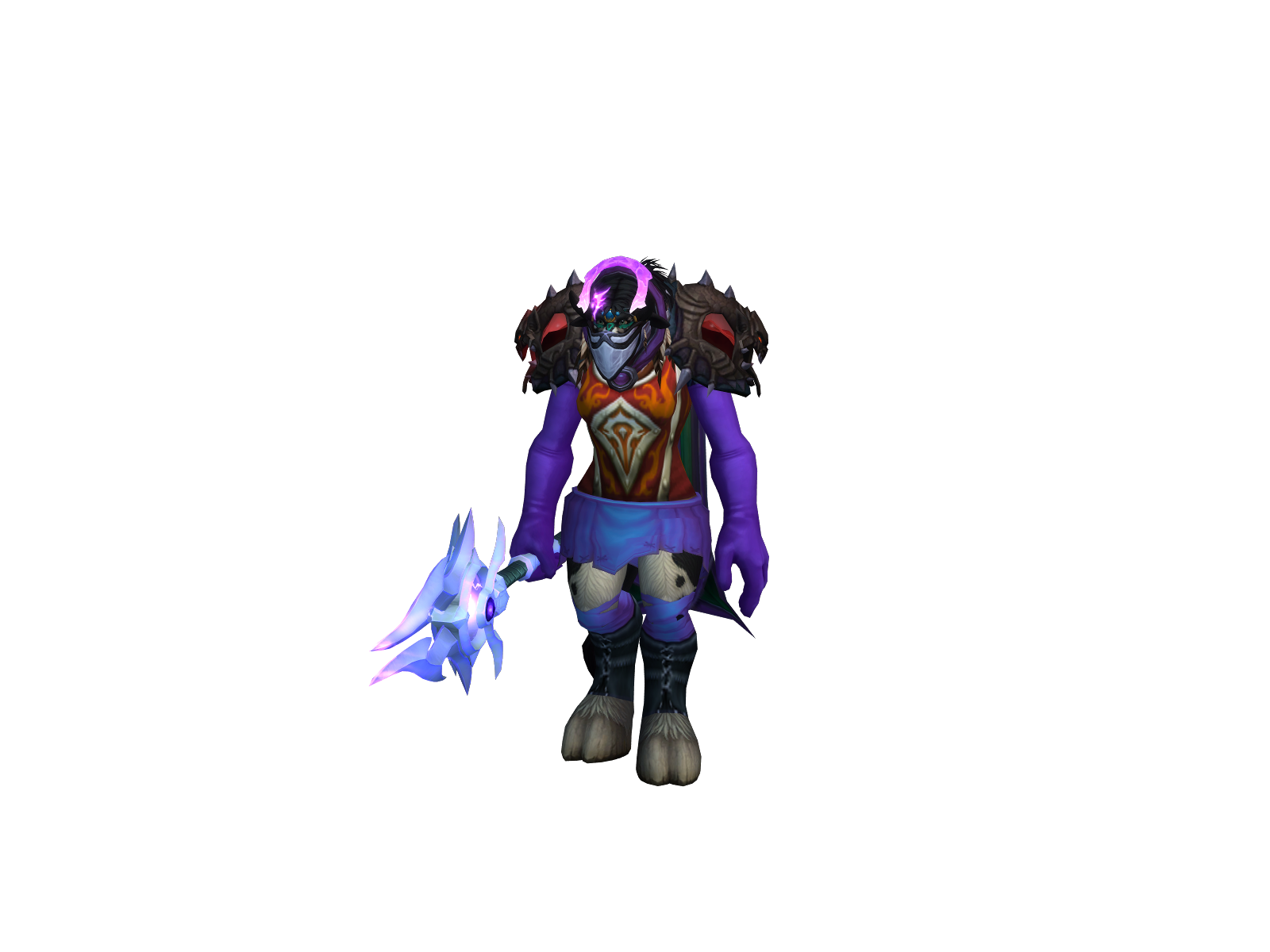 Дерфидру 3D character render