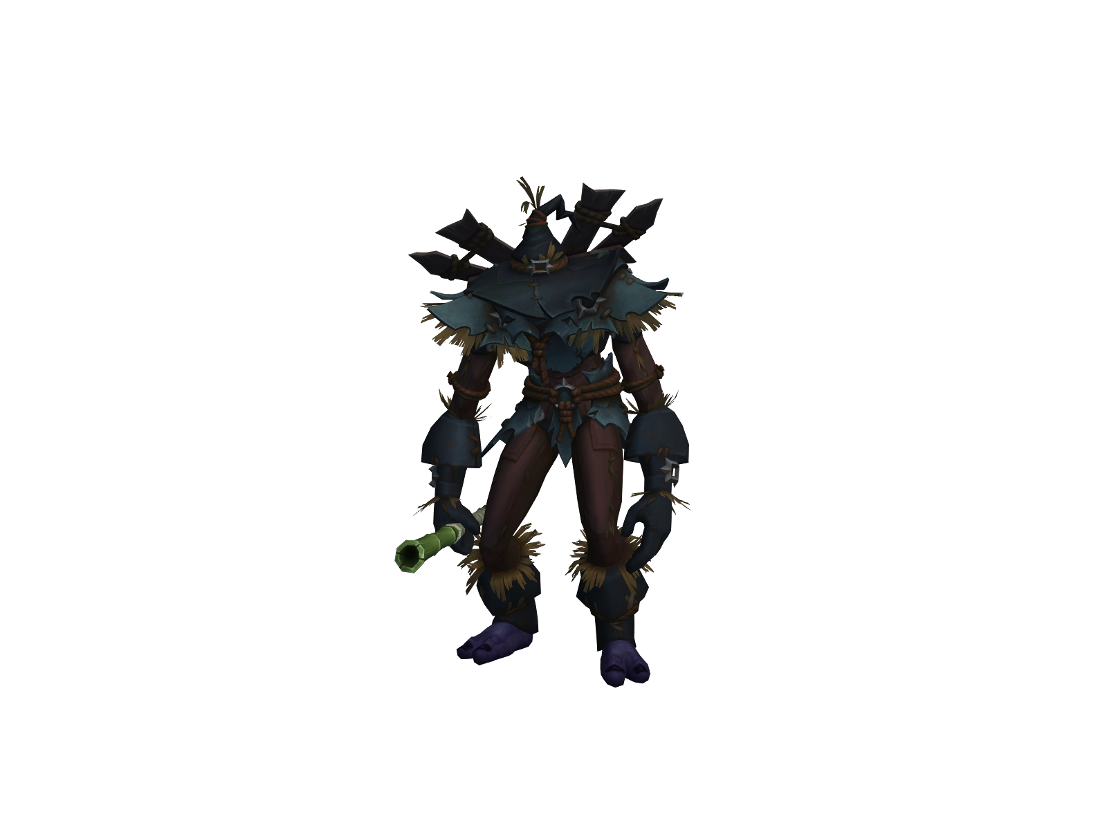 Барабук 3D character render