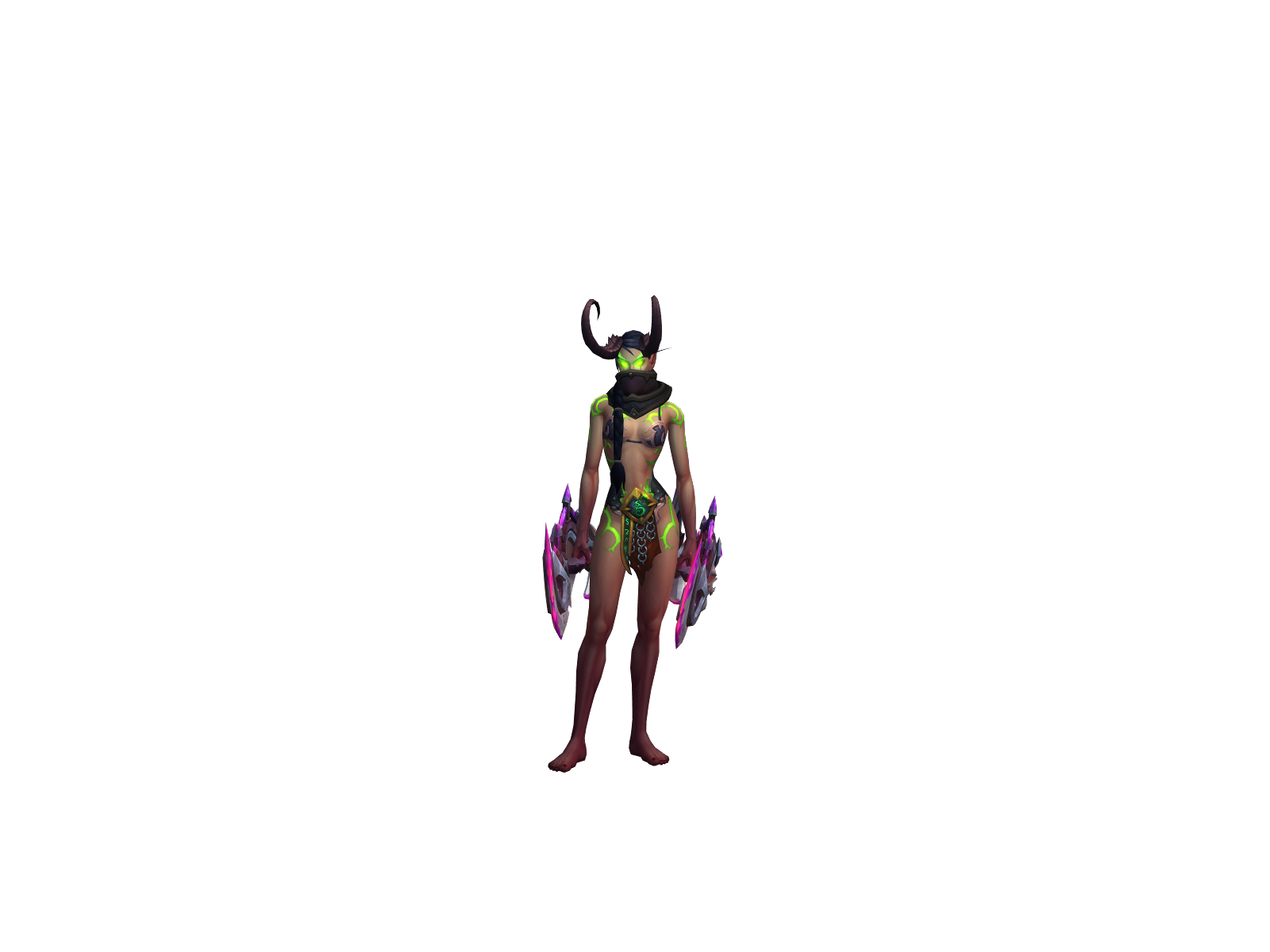 Самучия 3D character render