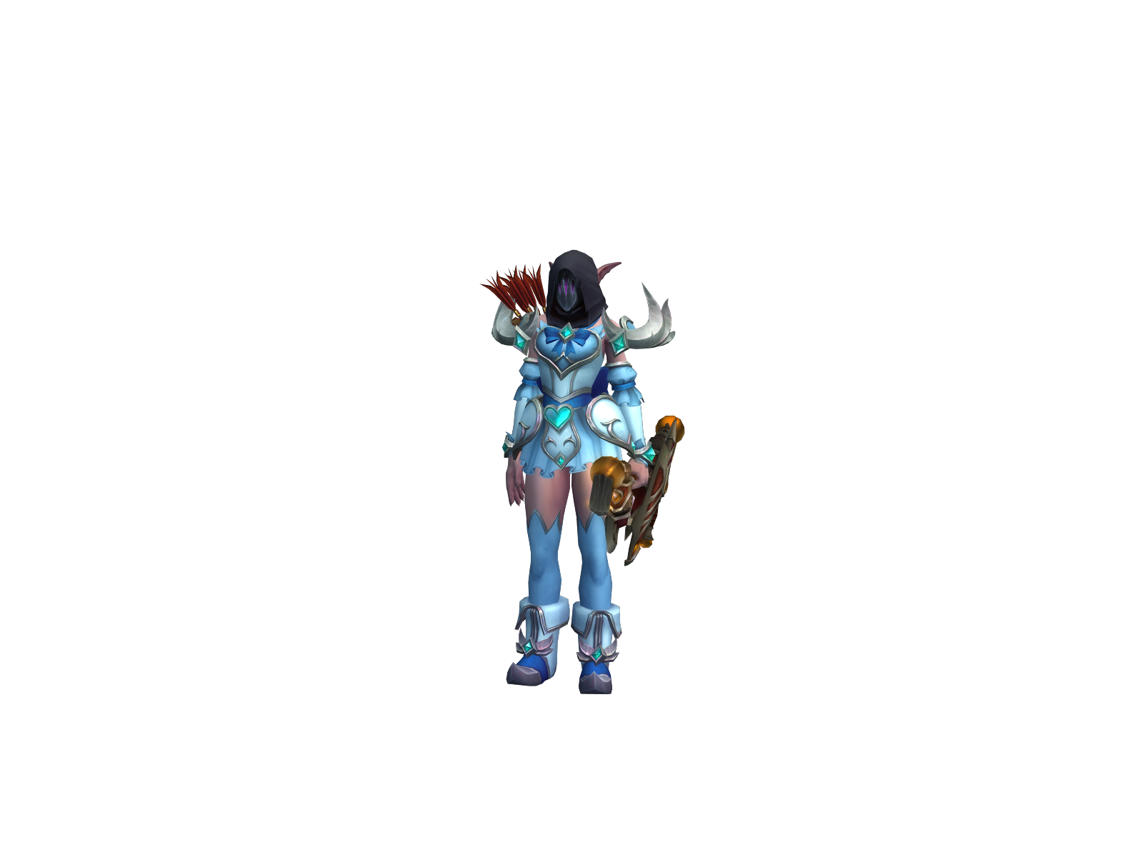 Хеззал 3D character render