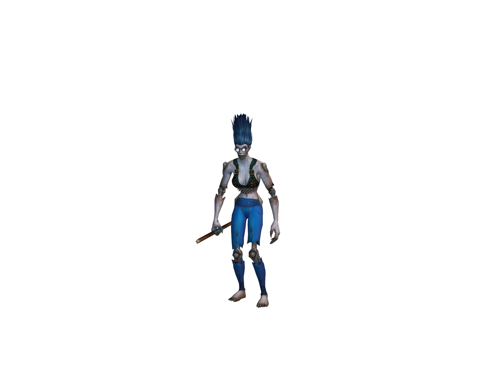 Нуичё 3D character render