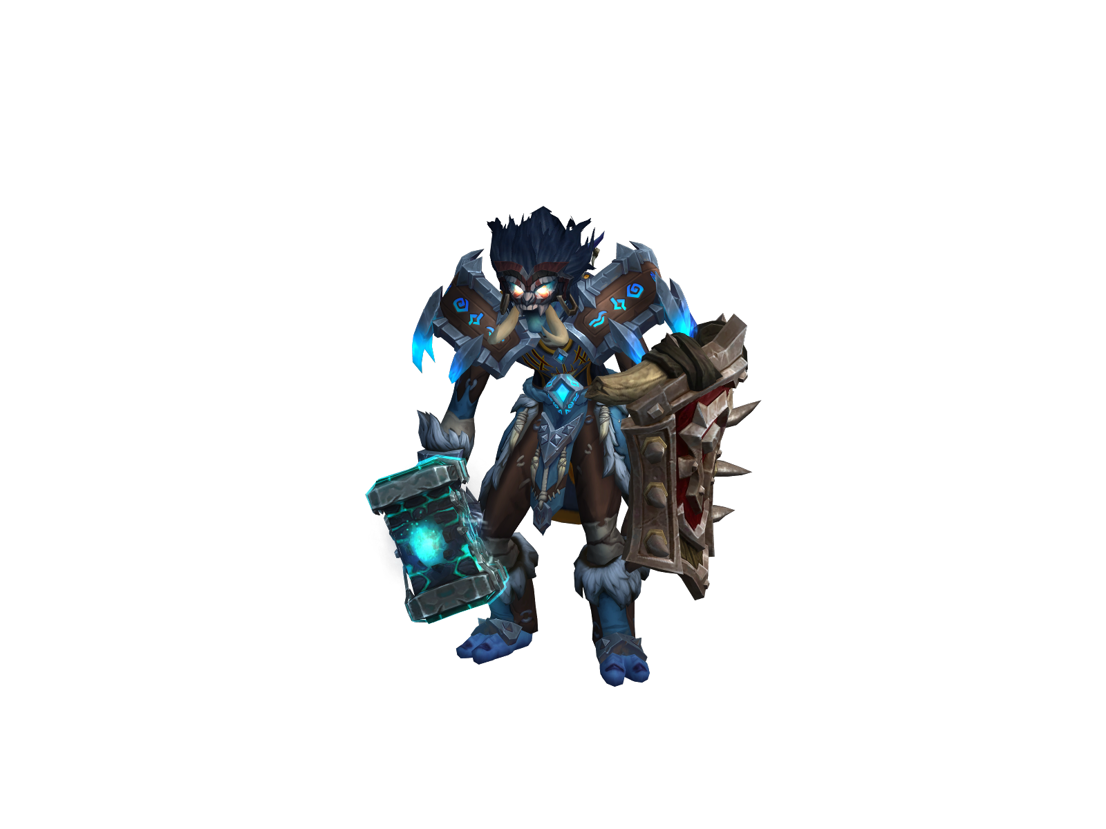 Мущибаба 3D character render