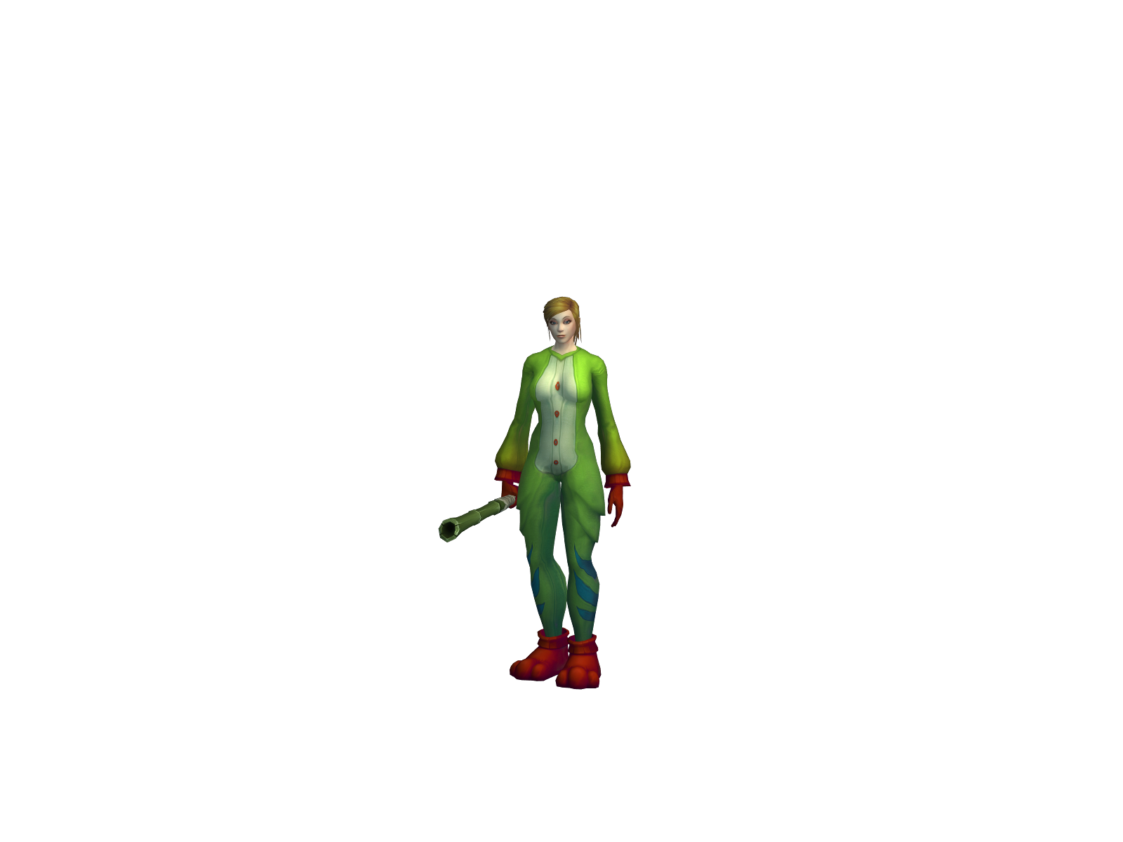 Дочъморей 3D character render