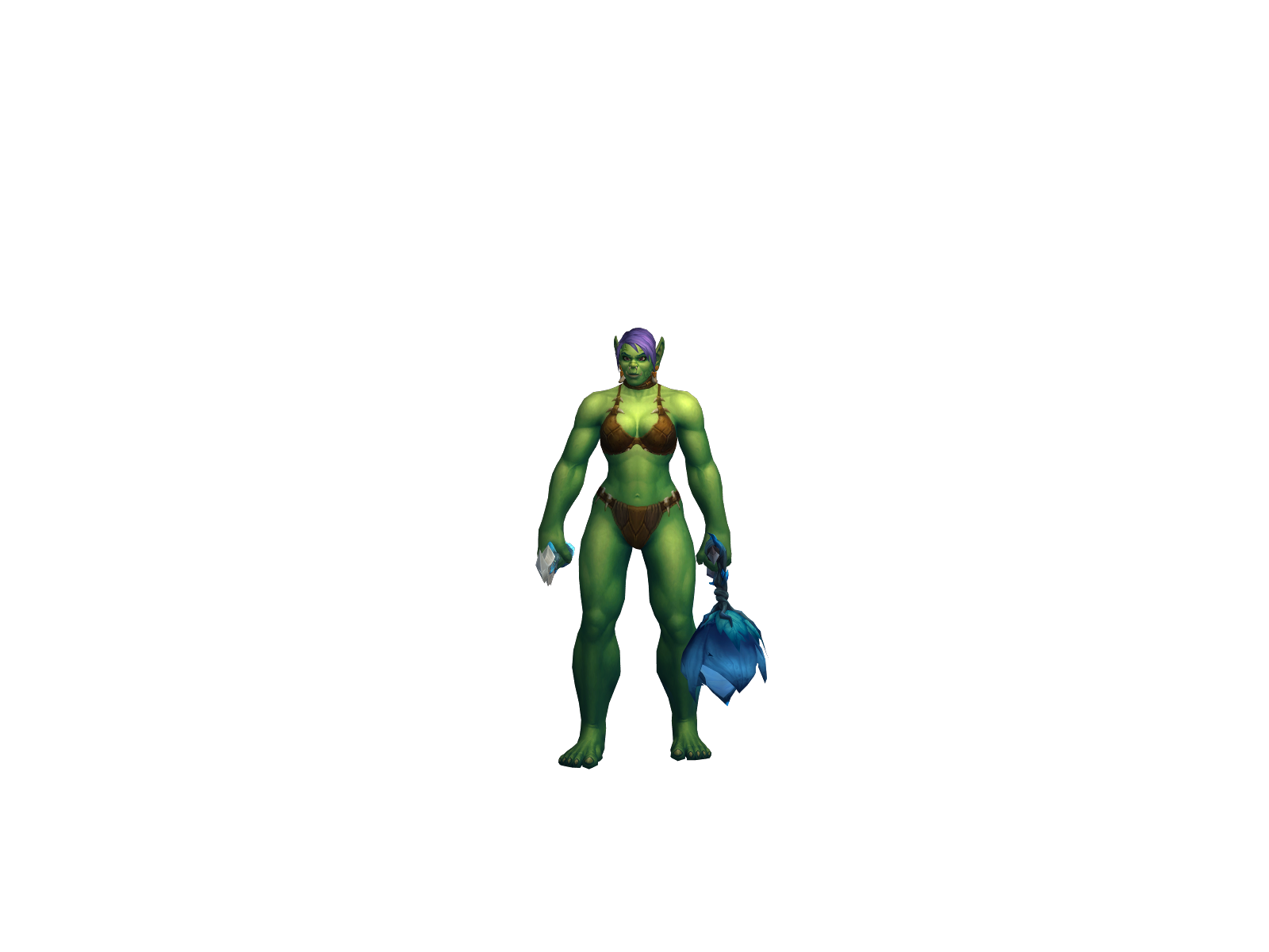 Злочар 3D character render