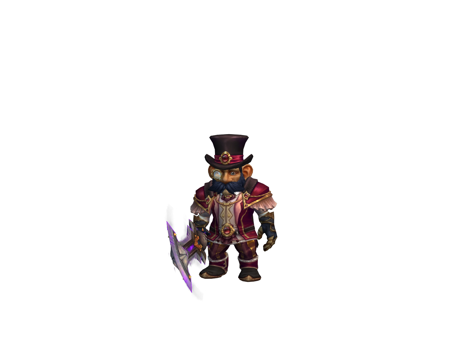 Галуа 3D character render