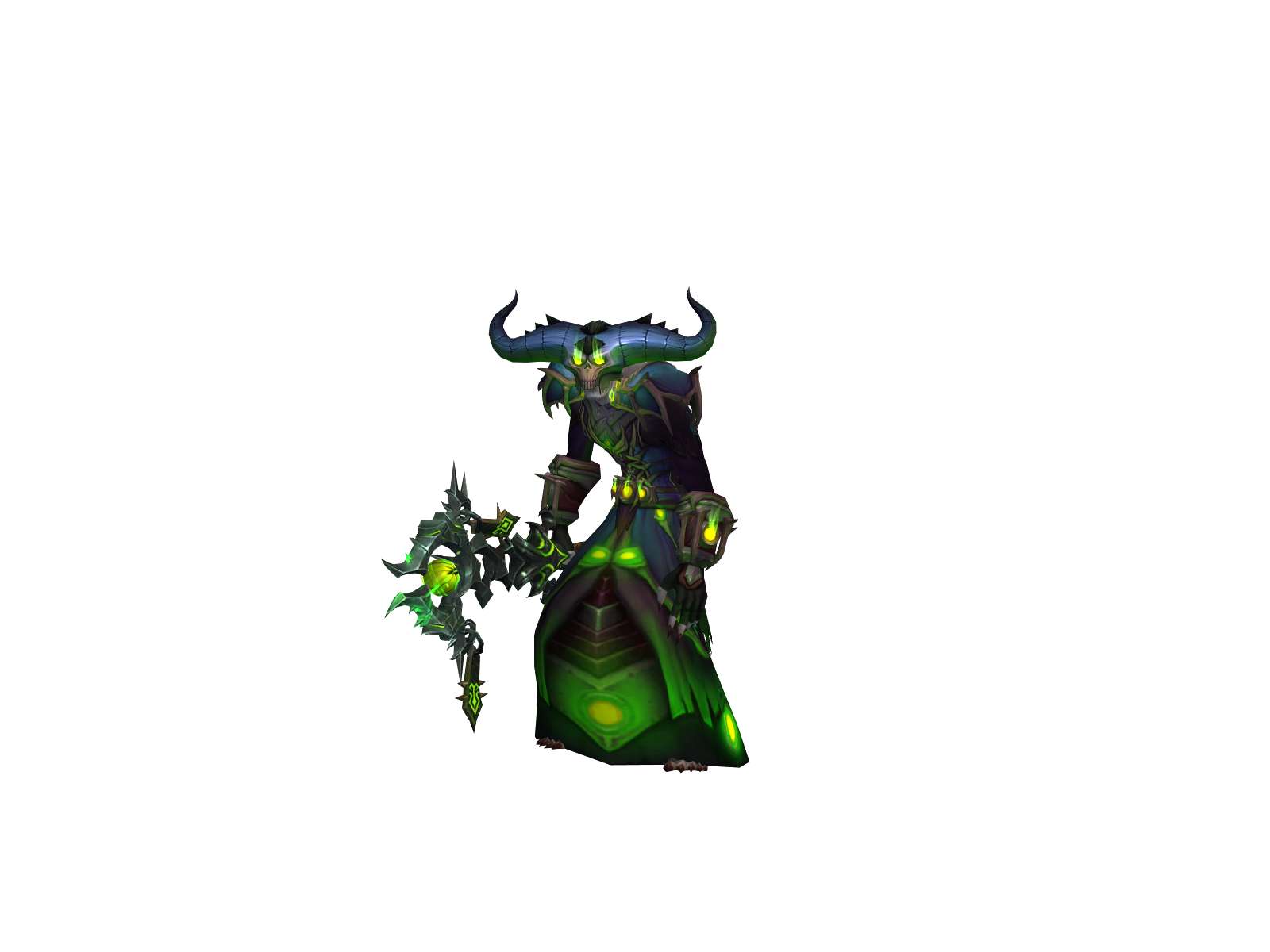 Зарактул 3D character render