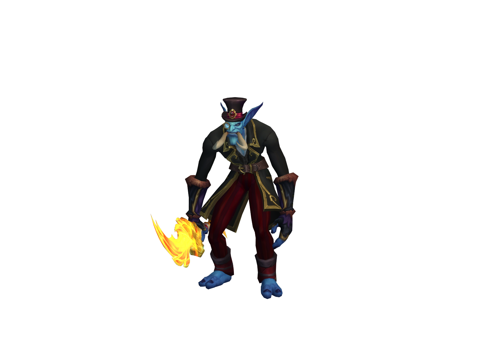 Темнокрад 3D character render