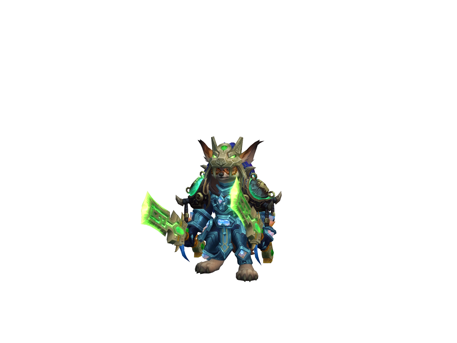 Монкаэс 3D character render