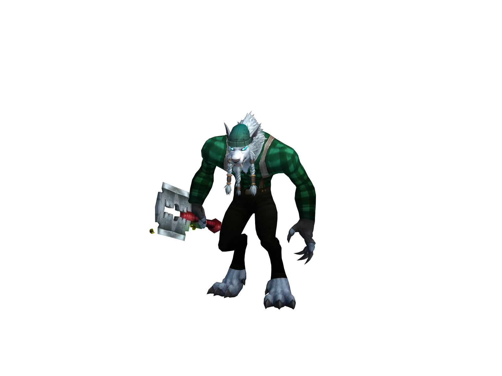 Бледноликийх 3D character render