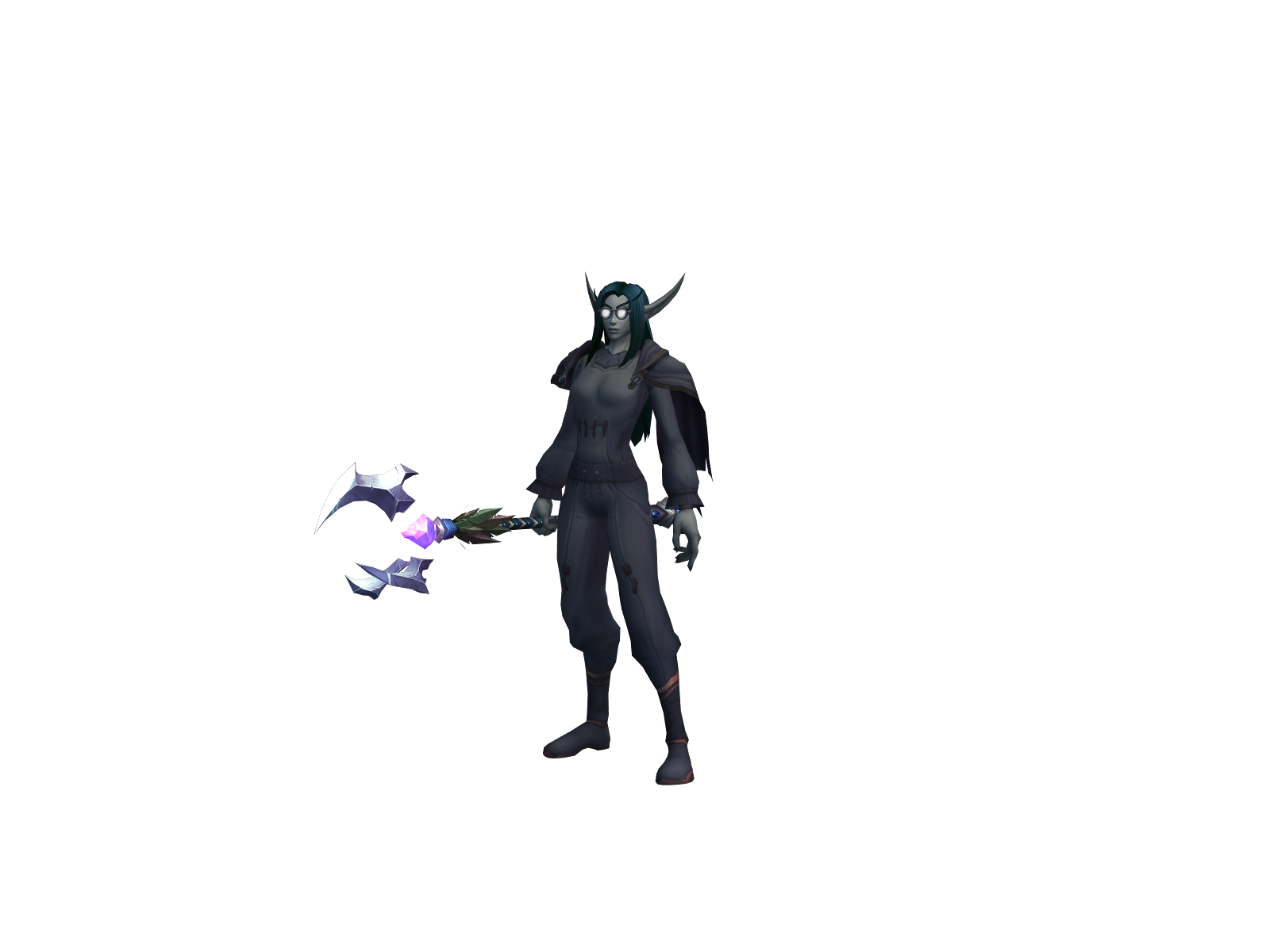 Ягмур 3D character render