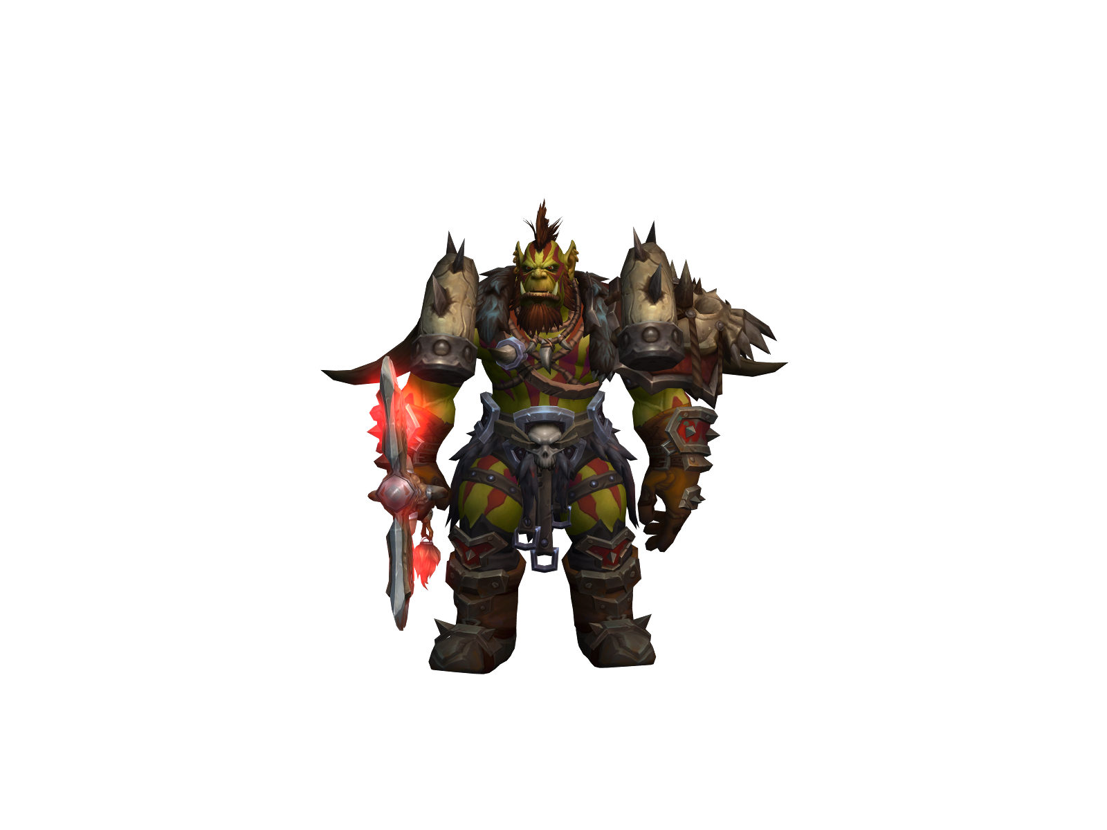 Лангрош 3D character render