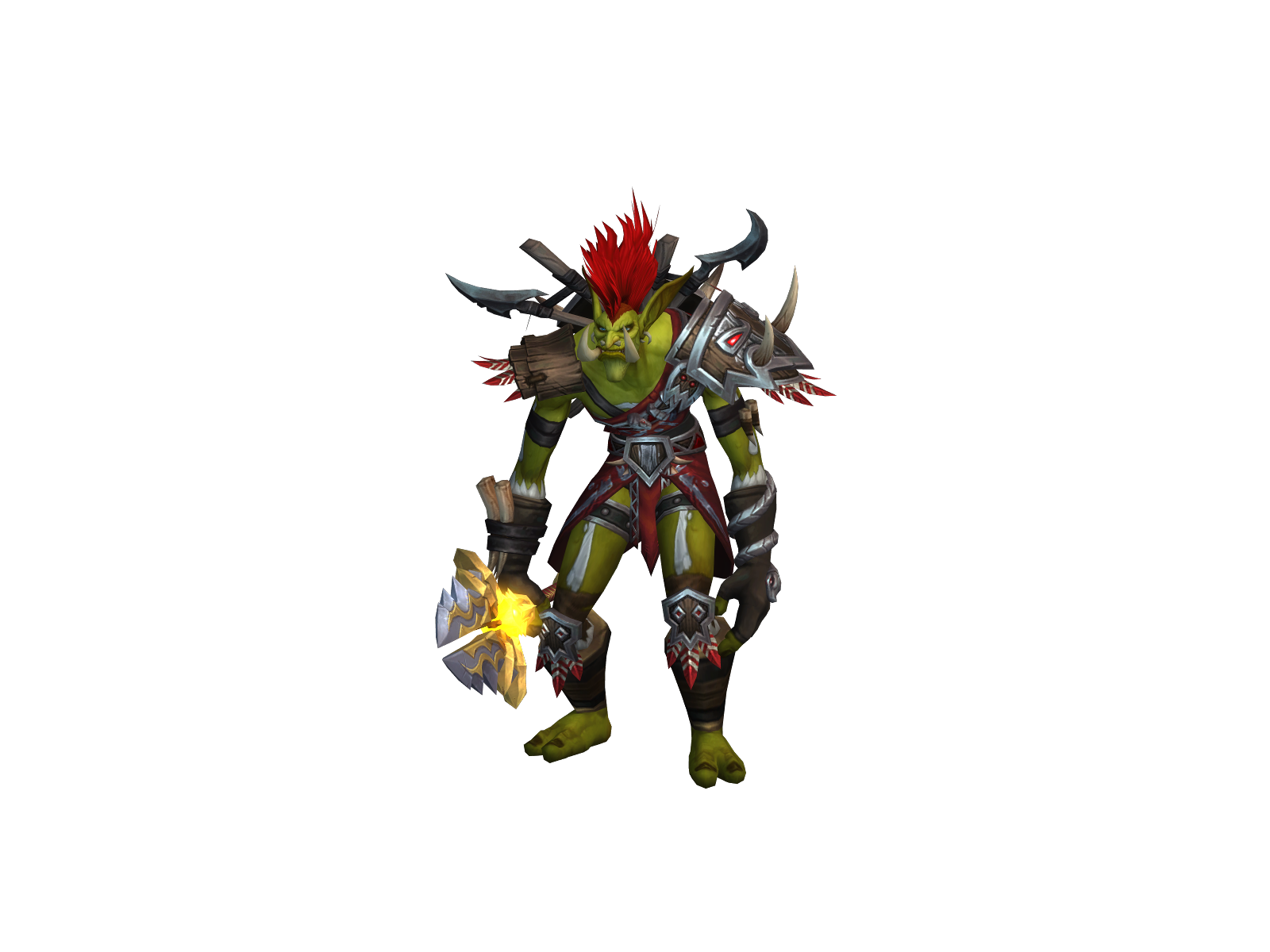 Акдру 3D character render