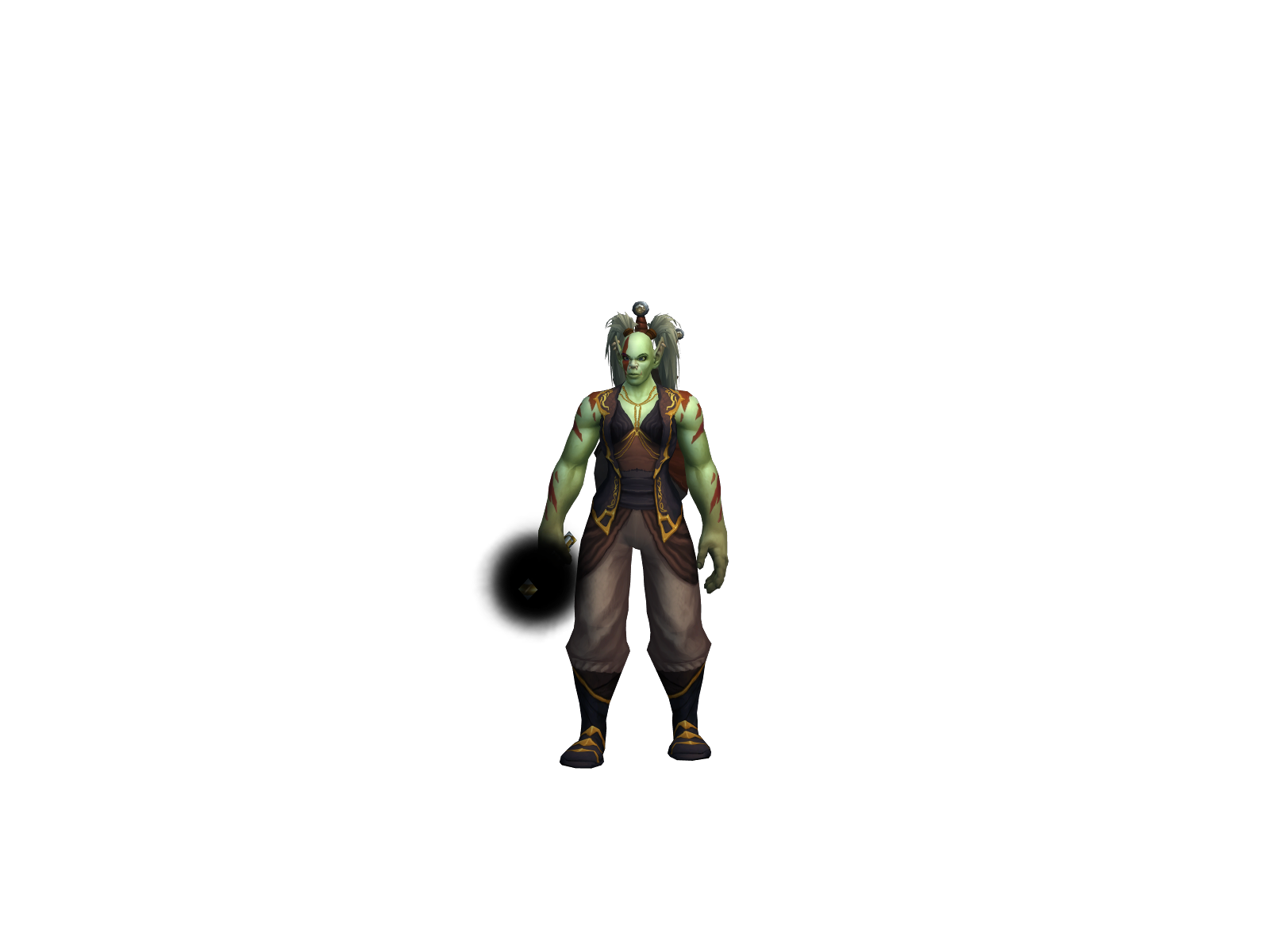 Тенегра 3D character render