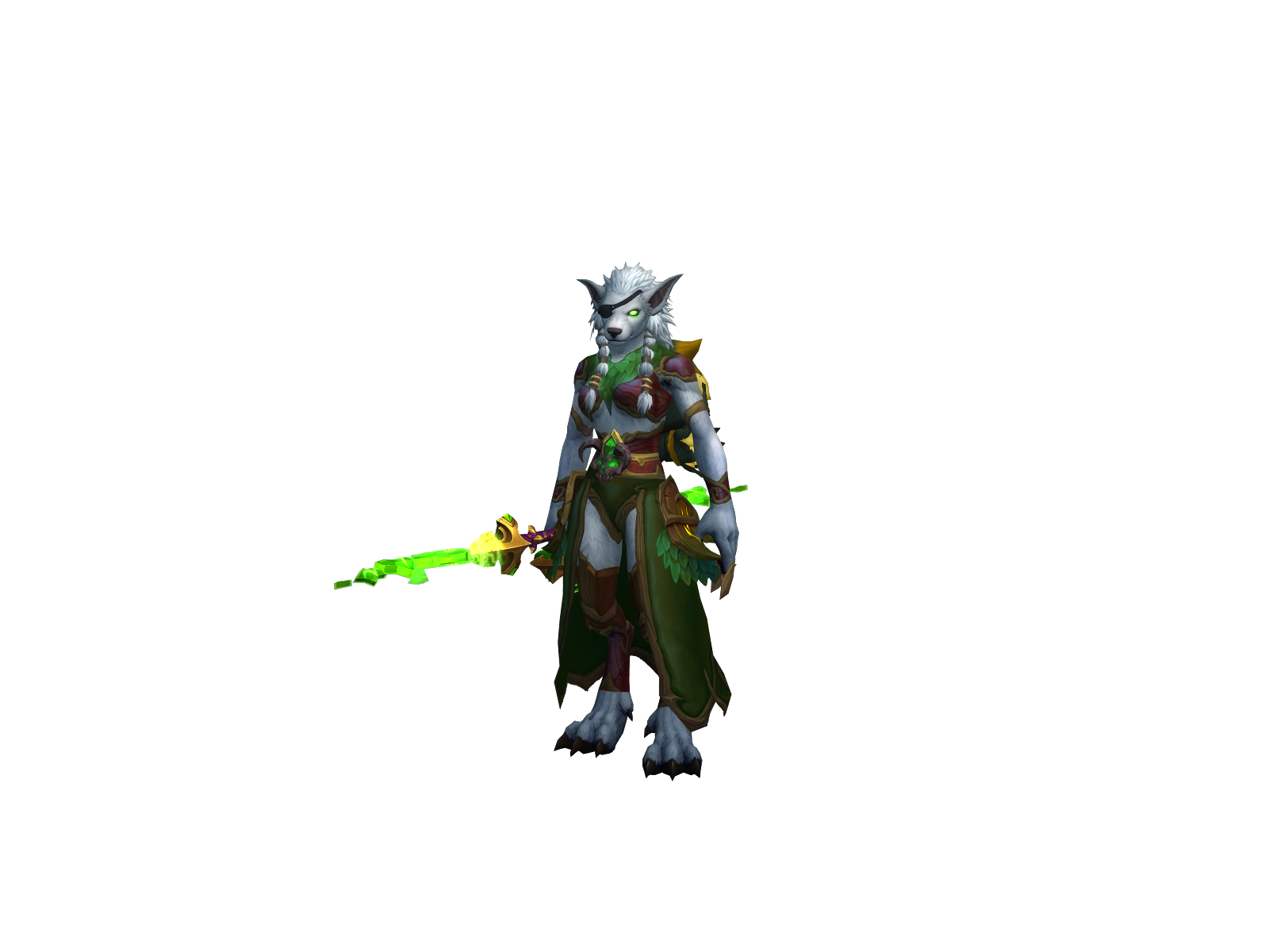 клыкунья 3D character render