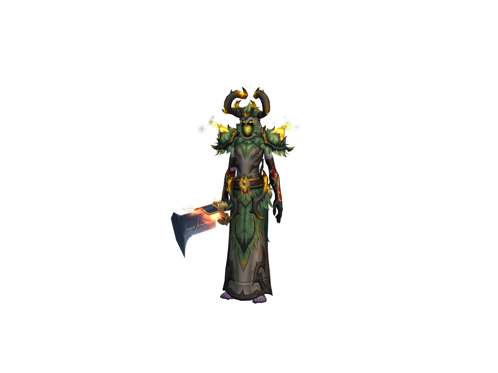 Махорага 3D character render