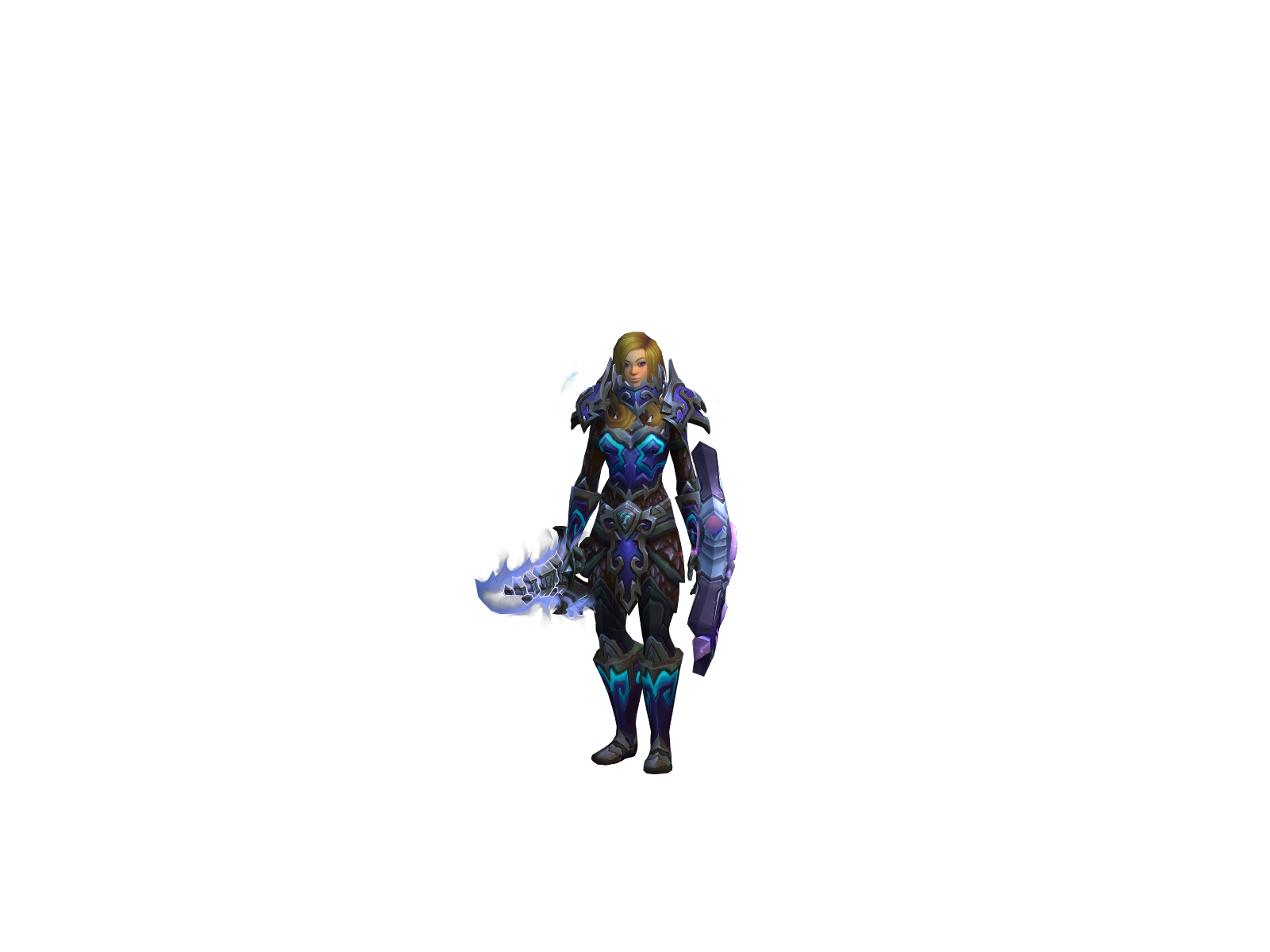 Платина 3D character render