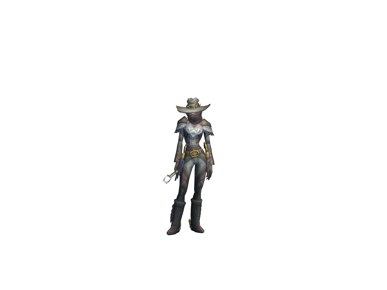 Люсилю 3D character render
