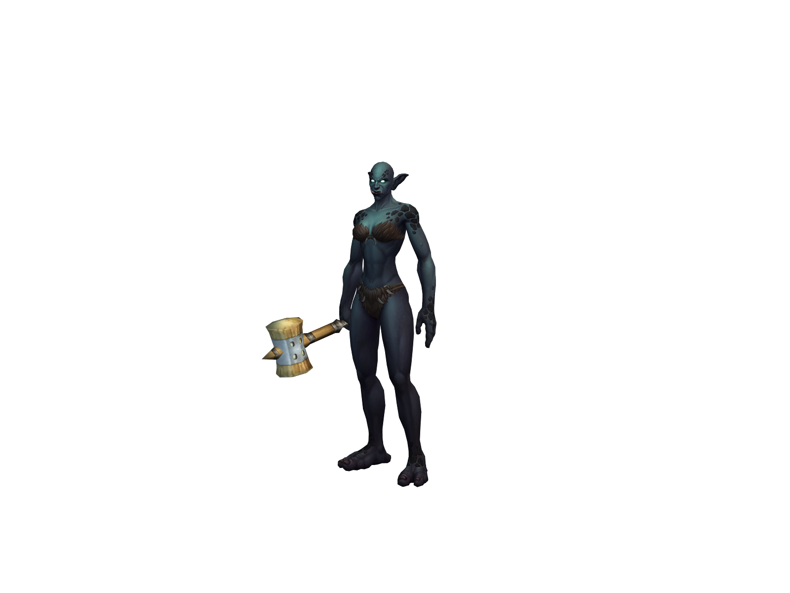 Гневный 3D character render