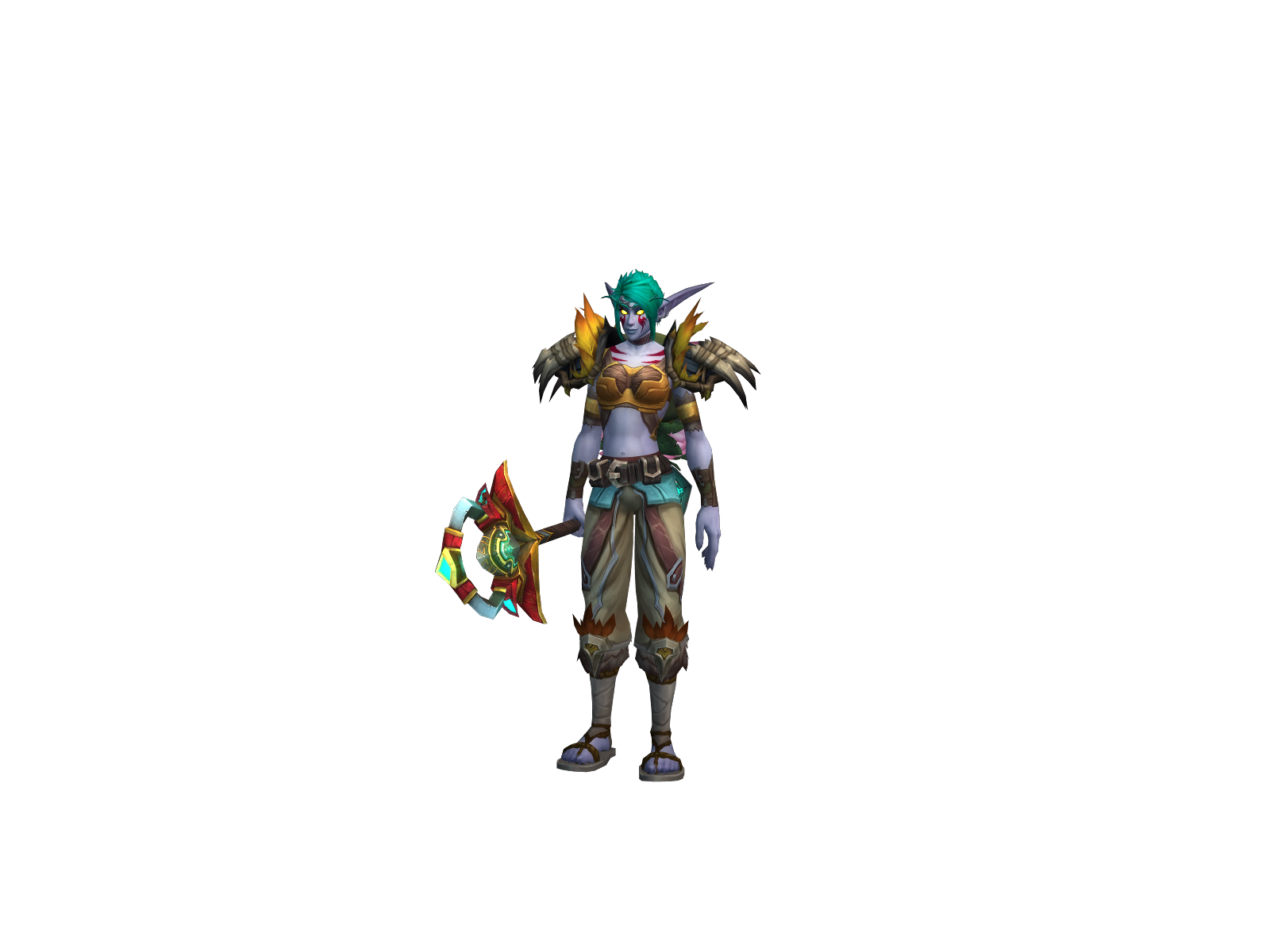 Суикун 3D character render