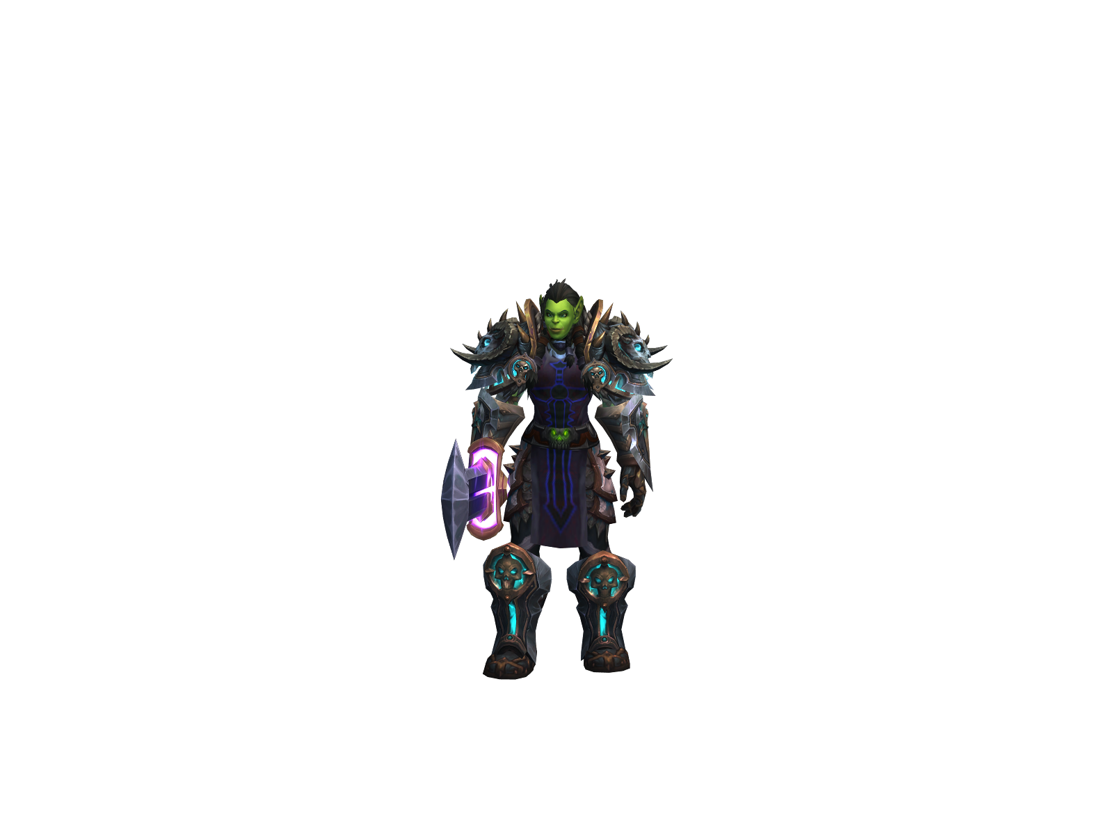 Дэим 3D character render