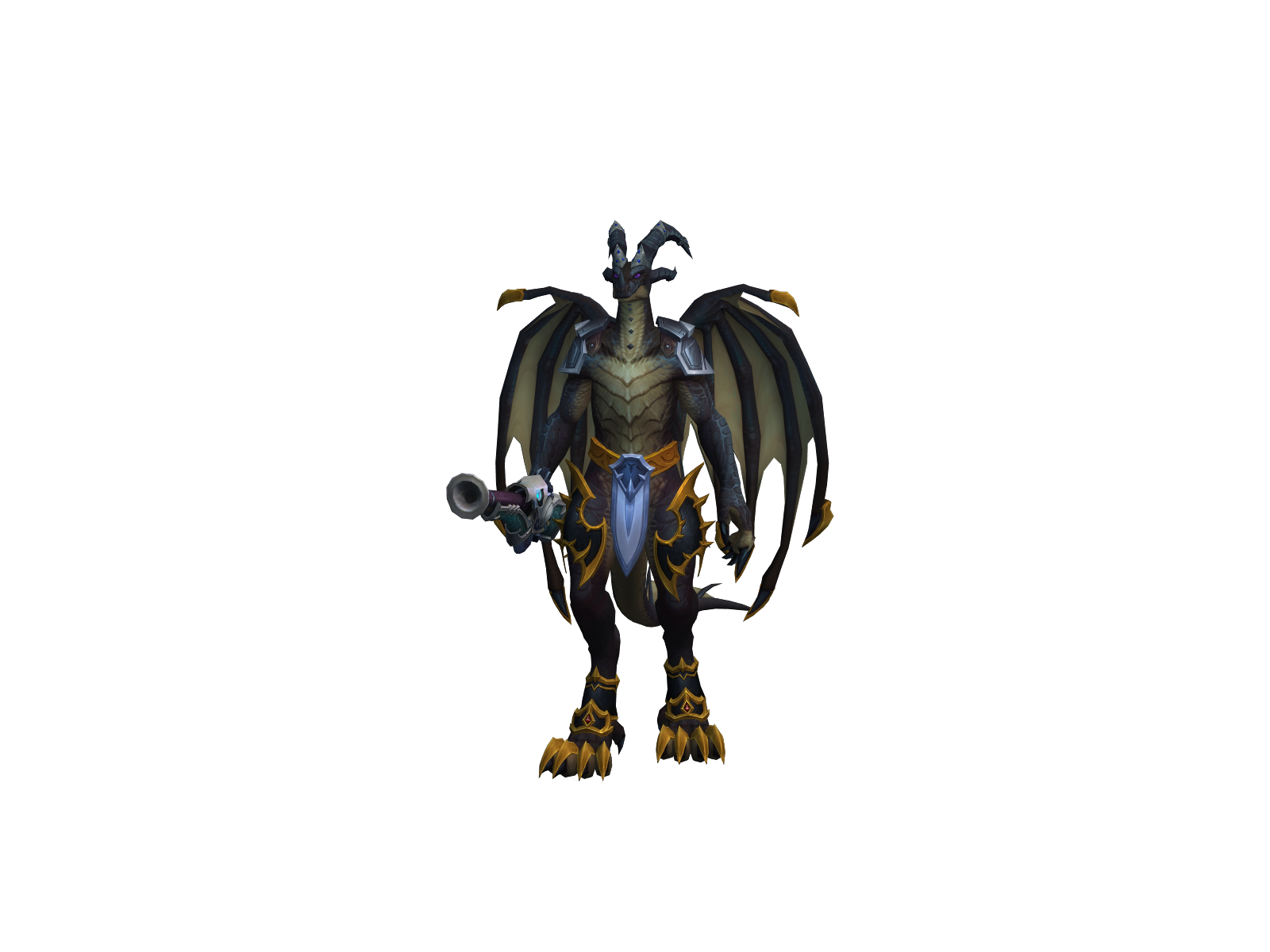 Уголь 3D character render