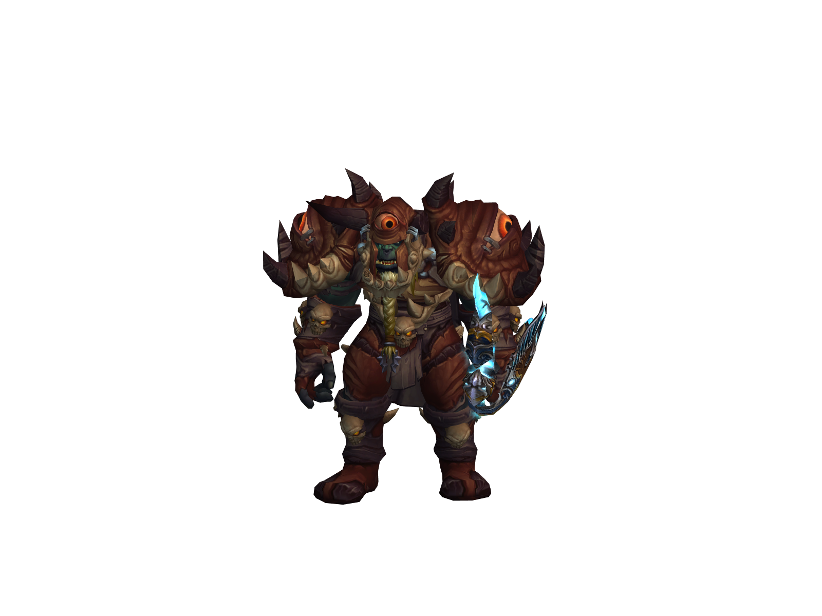 Забзаб 3D character render