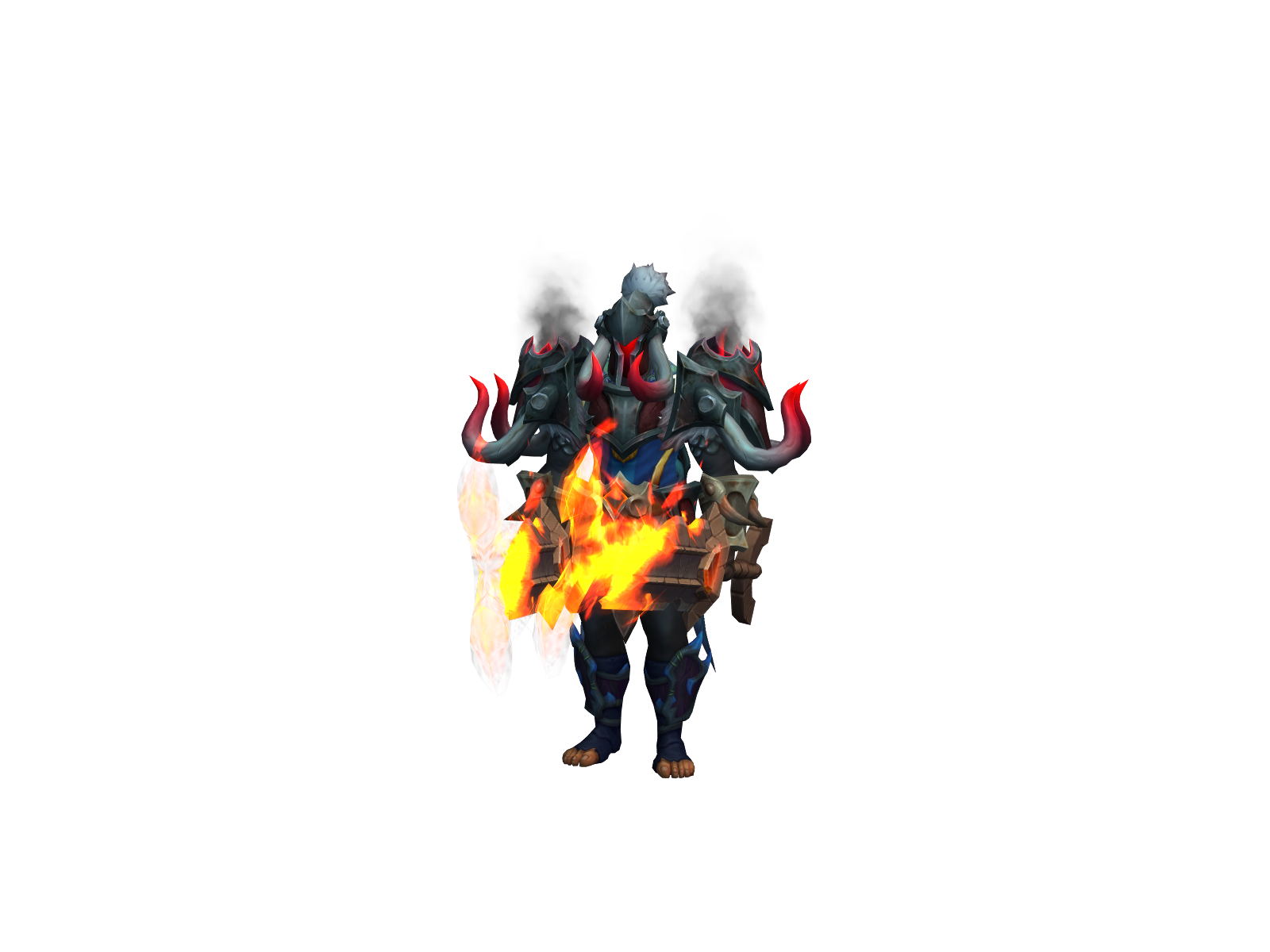 Мастодонт 3D character render