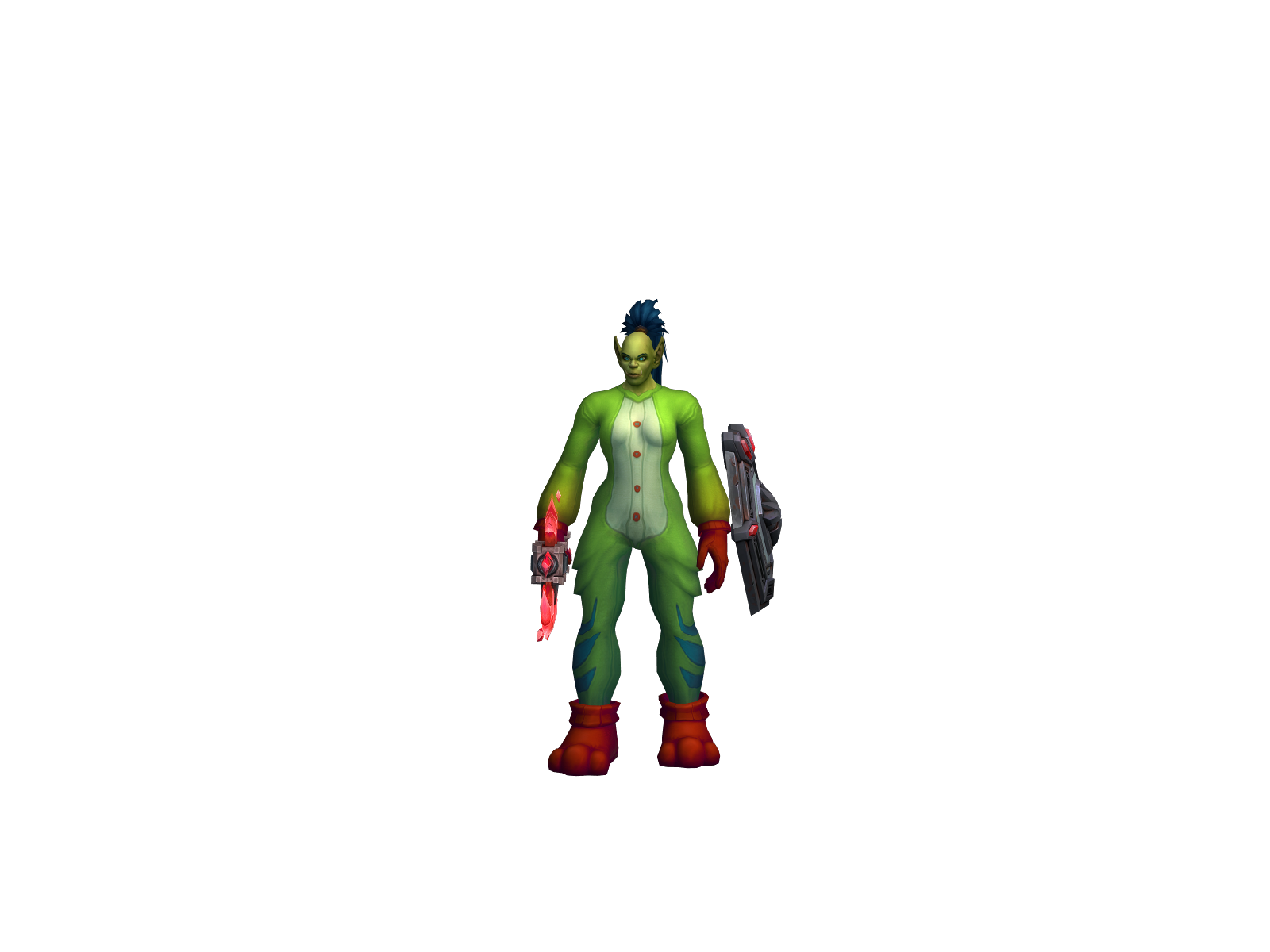 Астрапофобия 3D character render