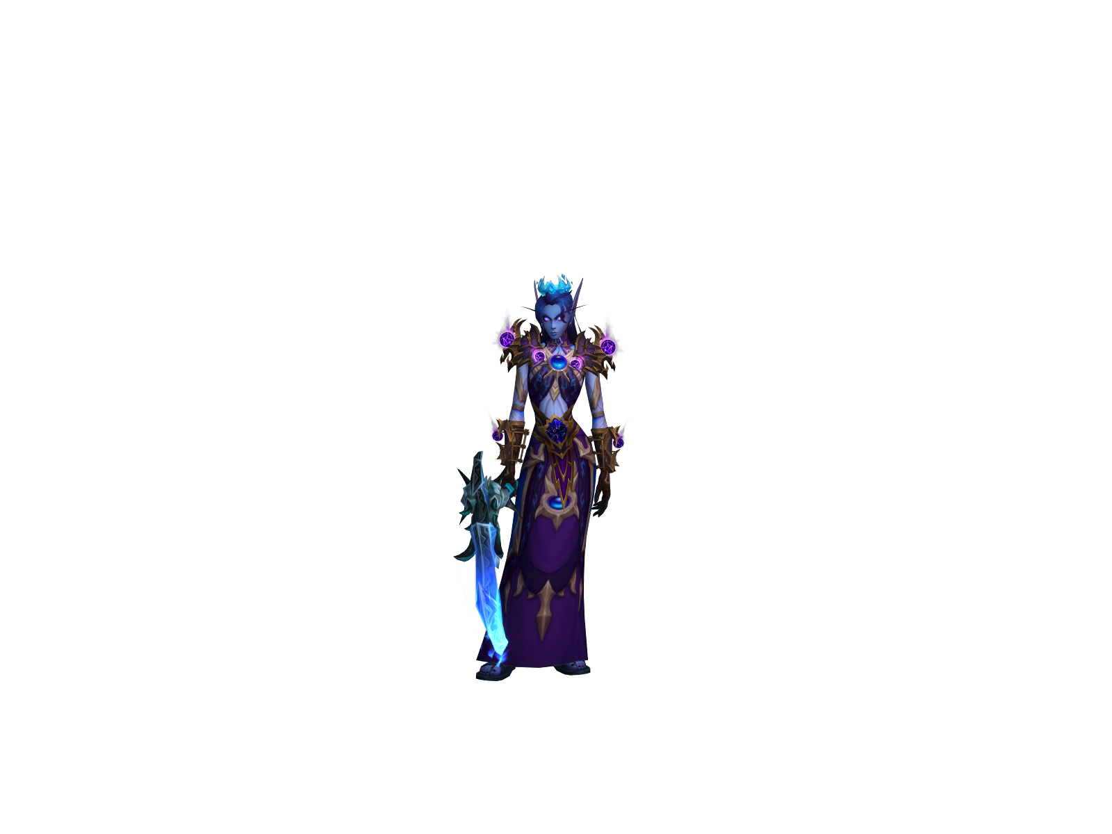 Жонщинамаг 3D character render
