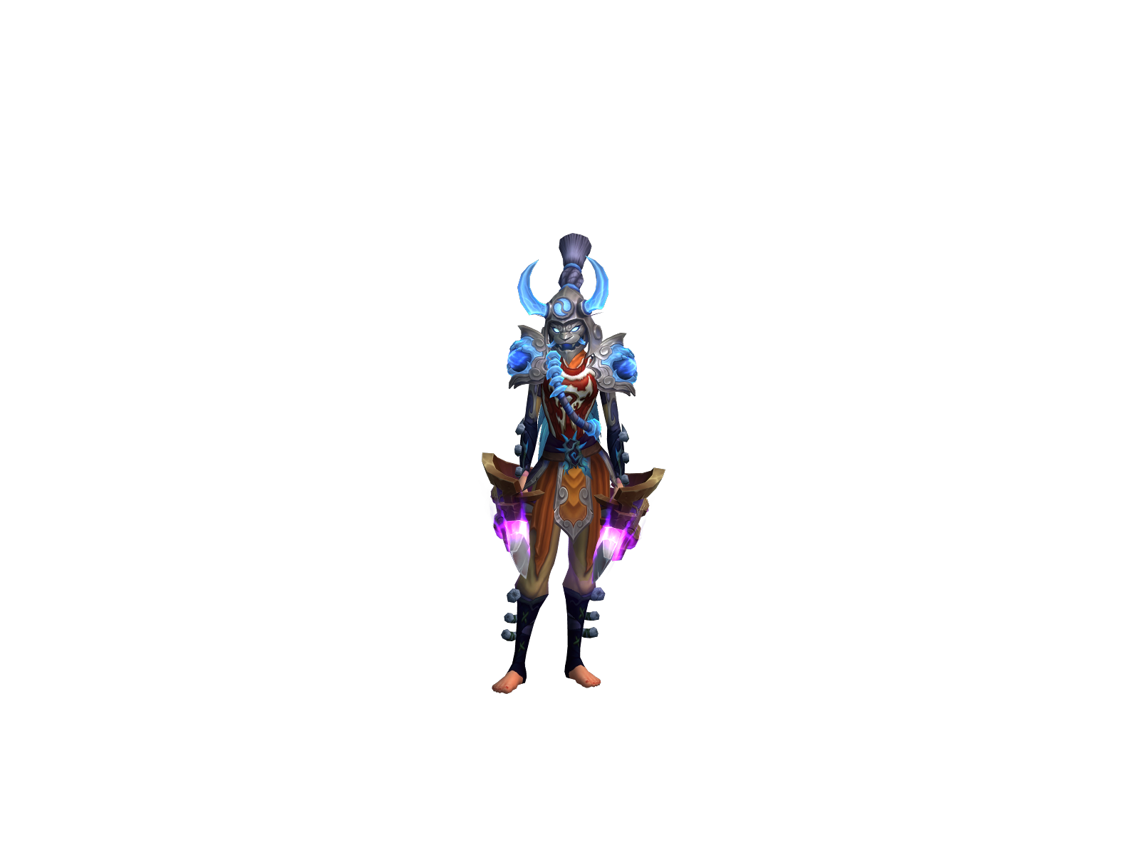 Ахеуа 3D character render