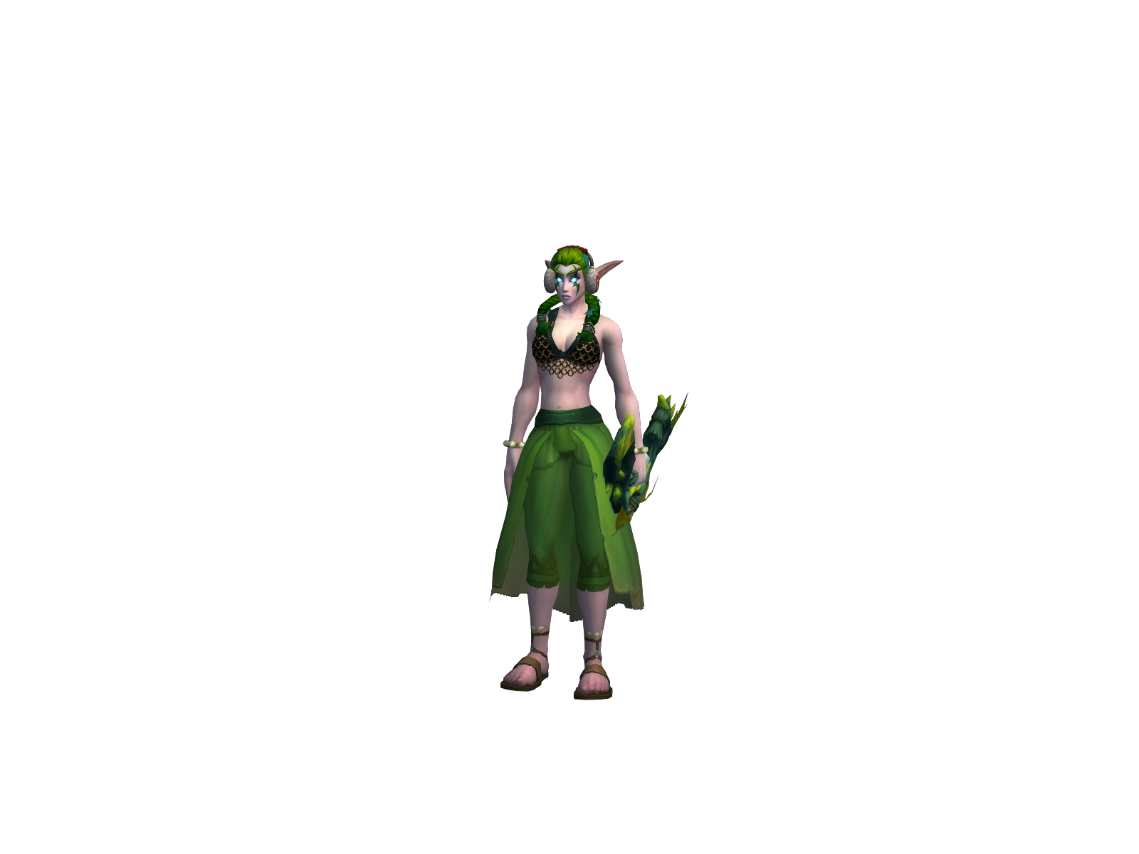 Азалинья 3D character render
