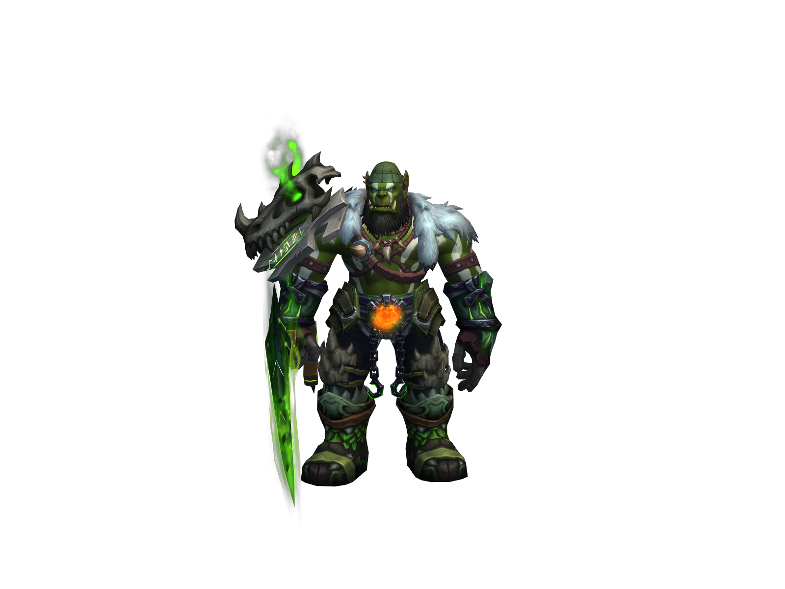 Носарг 3D character render