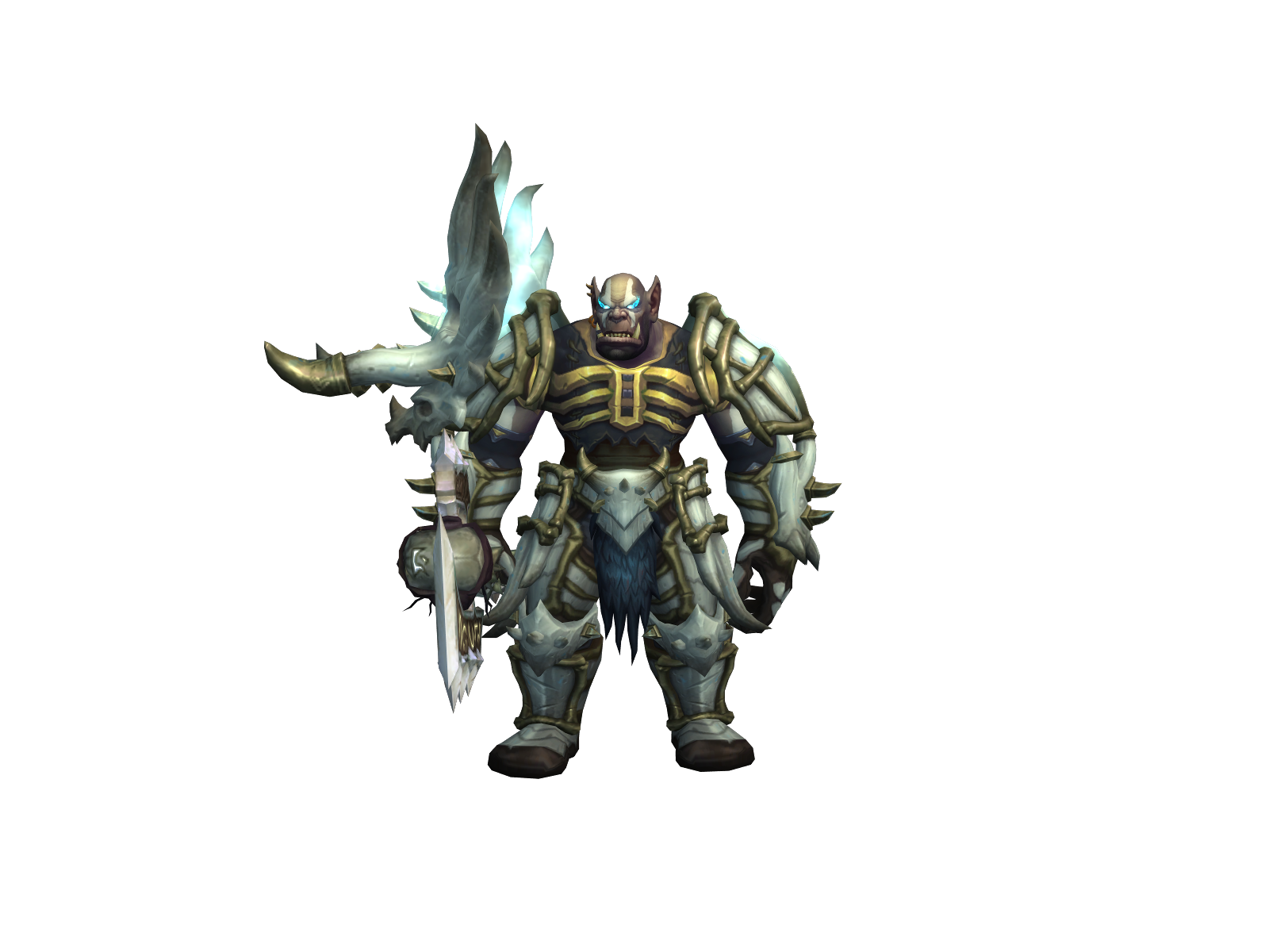 Мессад 3D character render