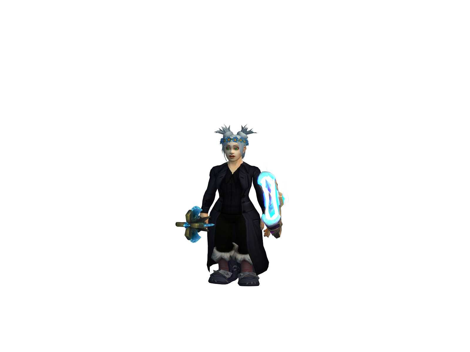 Deluriel 3D character render