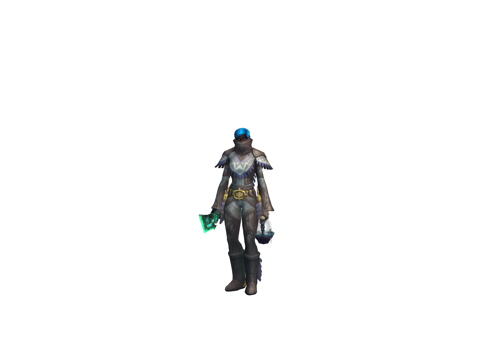 Auloraflori 3D character render