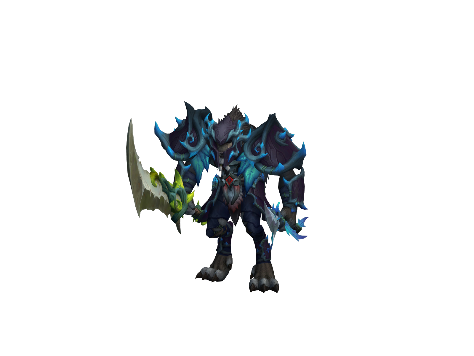 Greypilgrim 3D character render