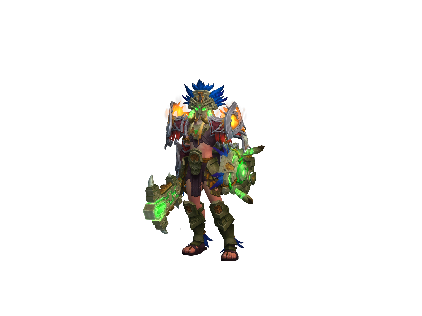 Paladine 3D character render