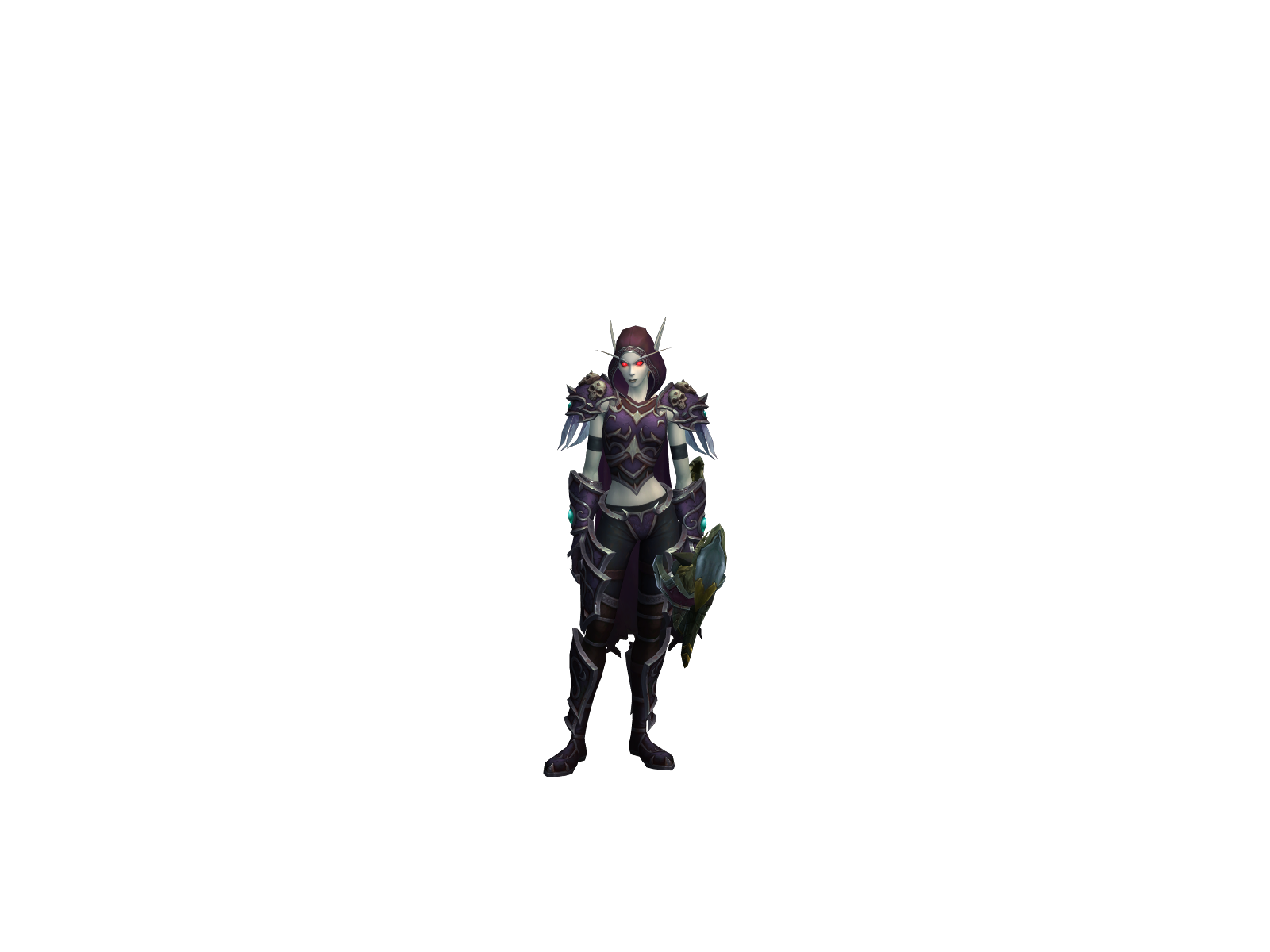Sylyaena 3D character render