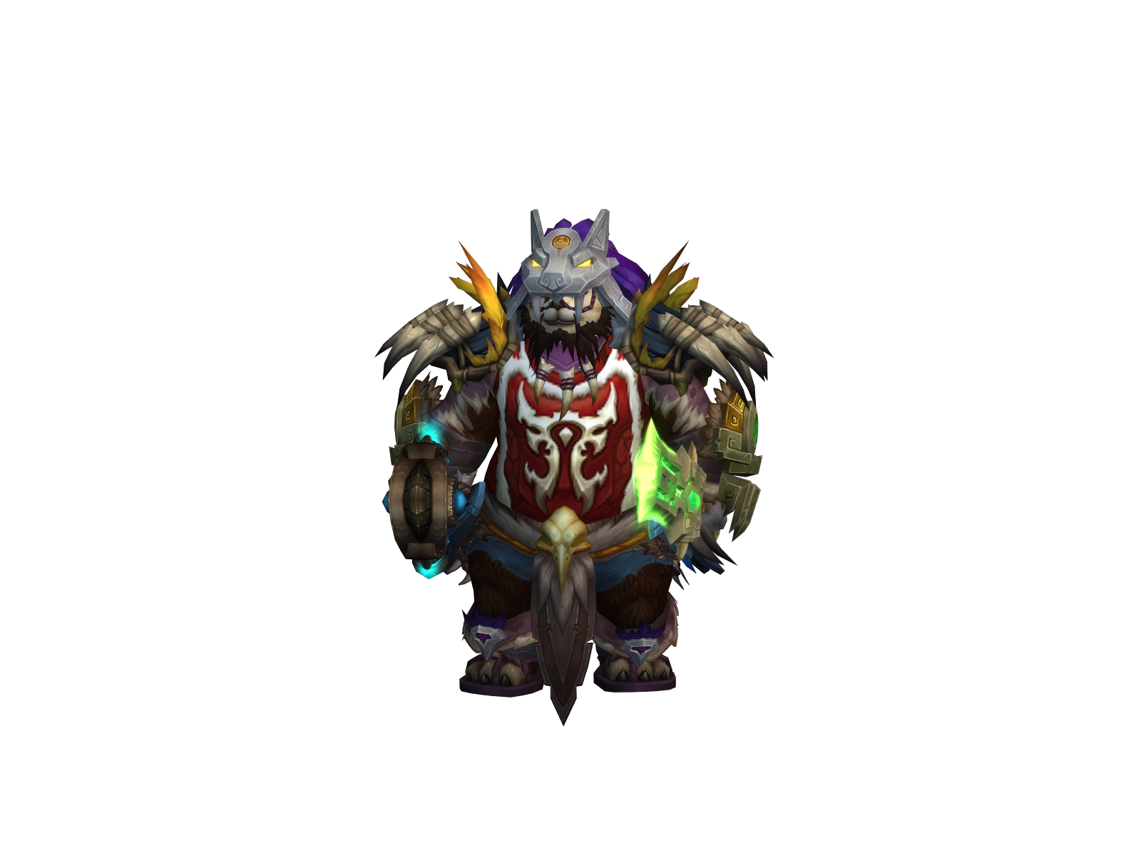 Tevoyaddar 3D character render
