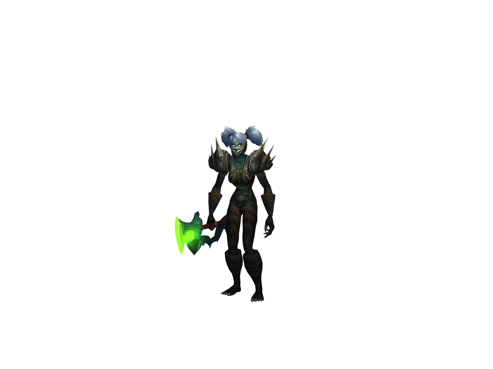 Shuffle 3D character render