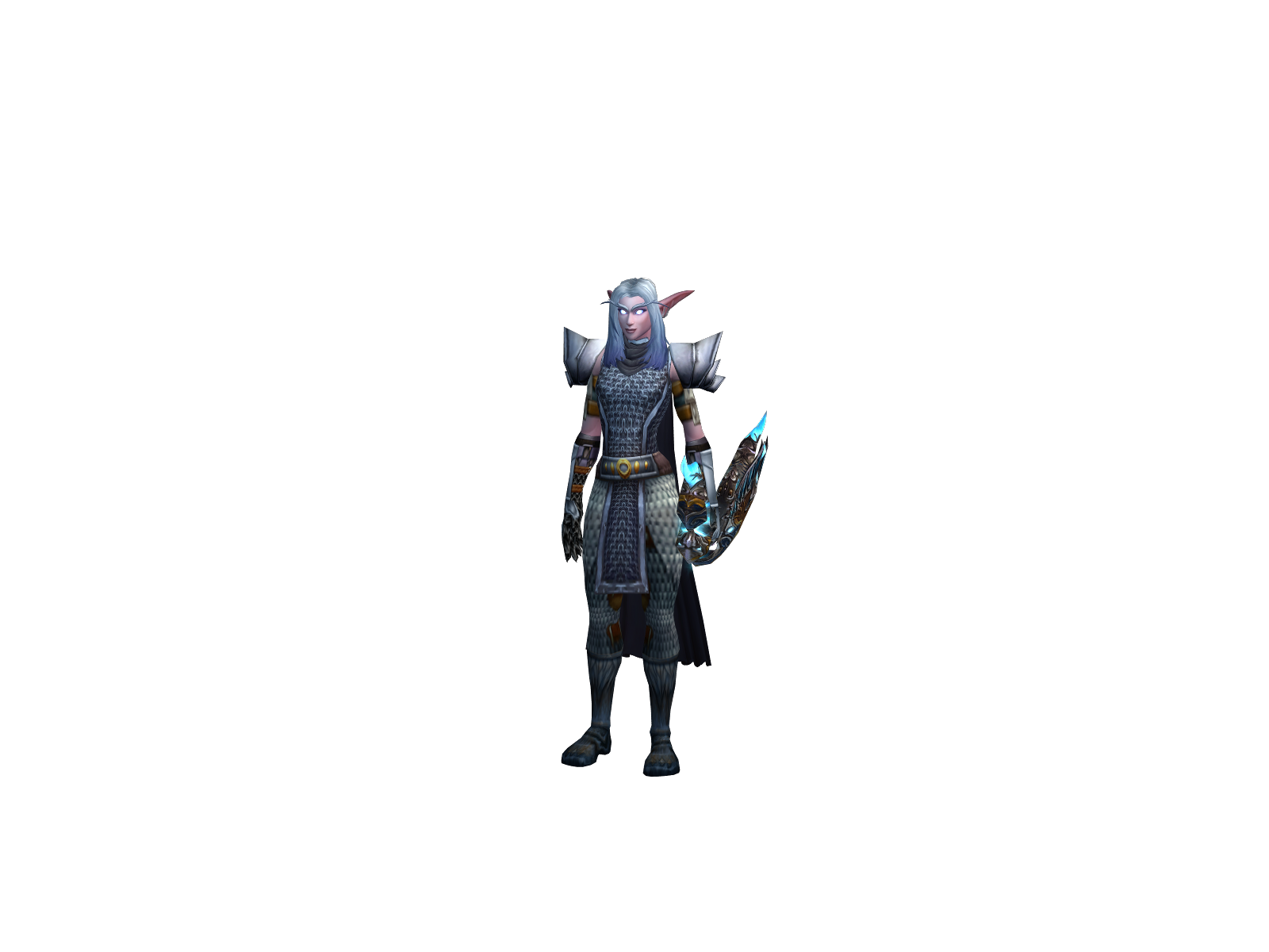 Цукки 3D character render
