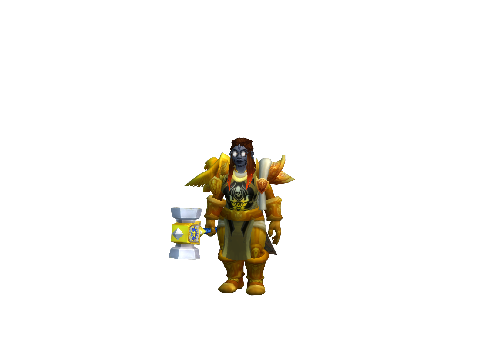 Яжмать 3D character render