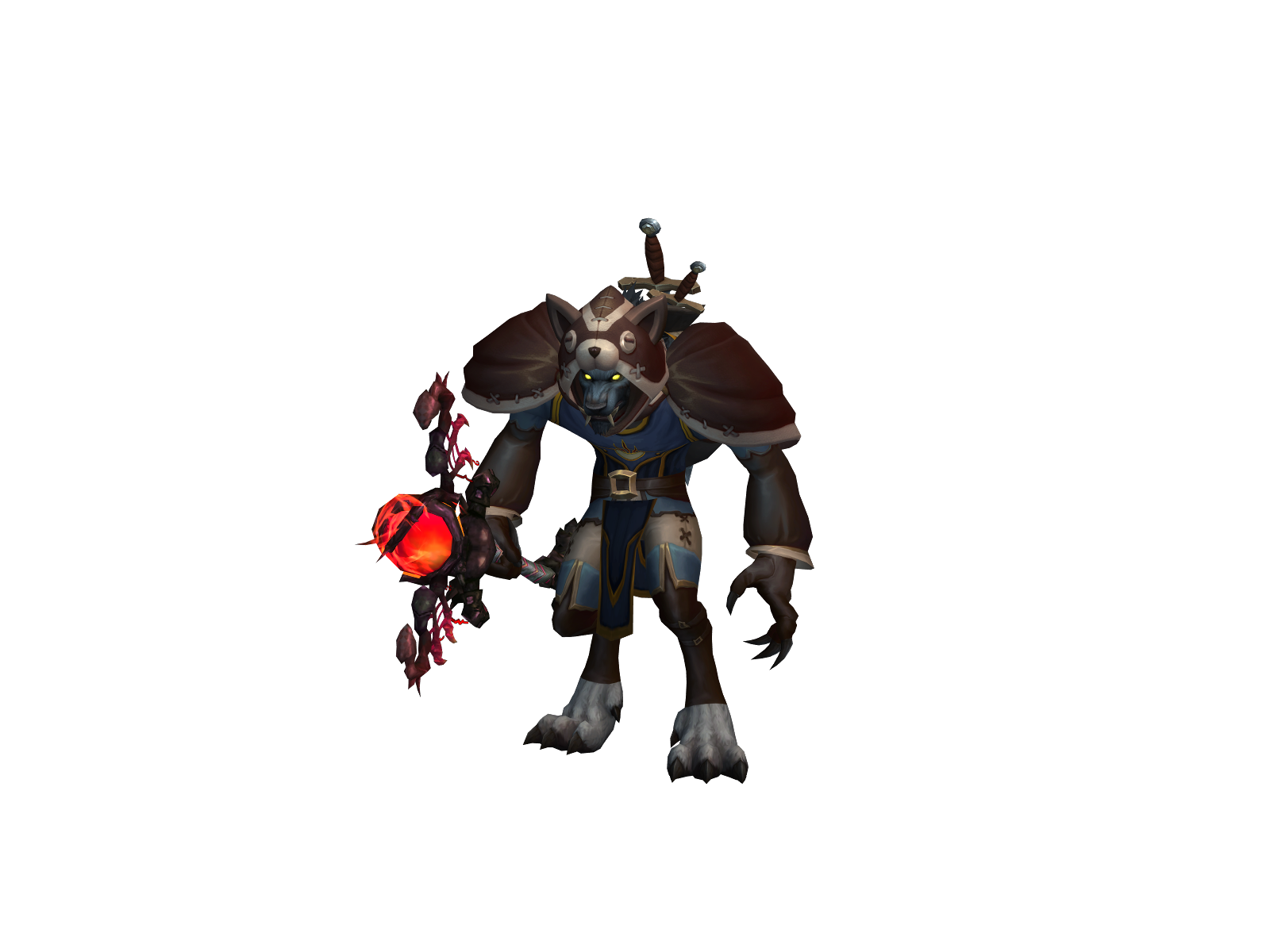 Бестий 3D character render
