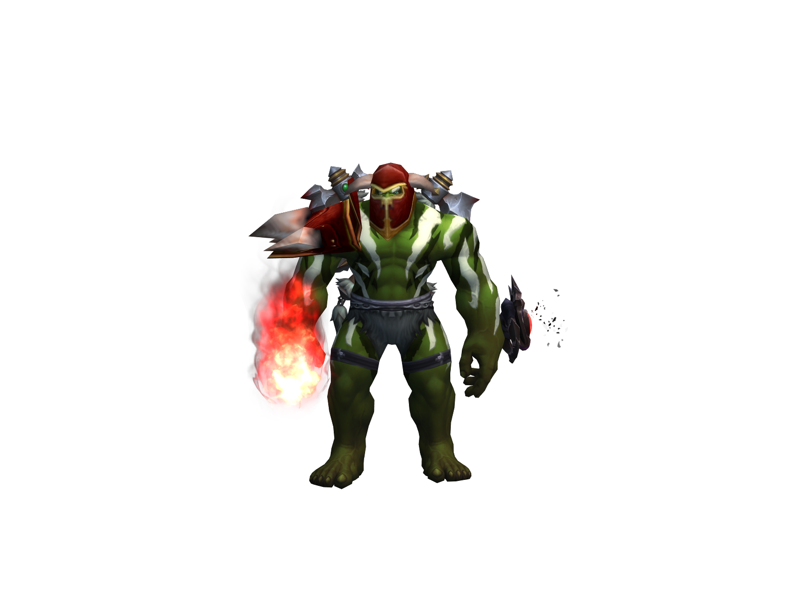 Фитчер 3D character render